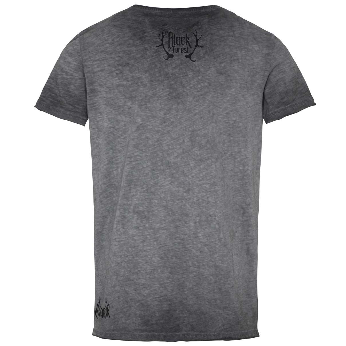Hangowear T-Shirt Trachtenshirt Altman Black Forest grau