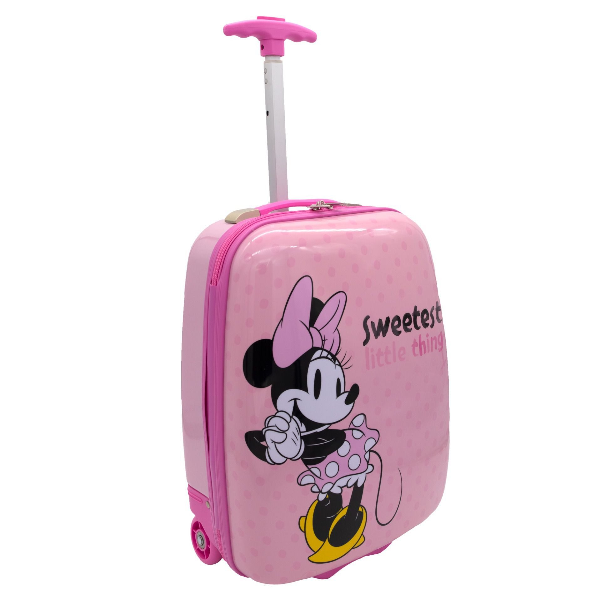 Disney Minnie Mouse Kinderkoffer perfekter Reisekoffer für kleine Abenteurer Rosa