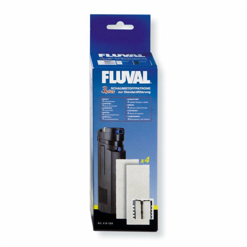 Aquariumfilter Schaumstoffpatrone zur Standardfilterung für Fluval 3 plus