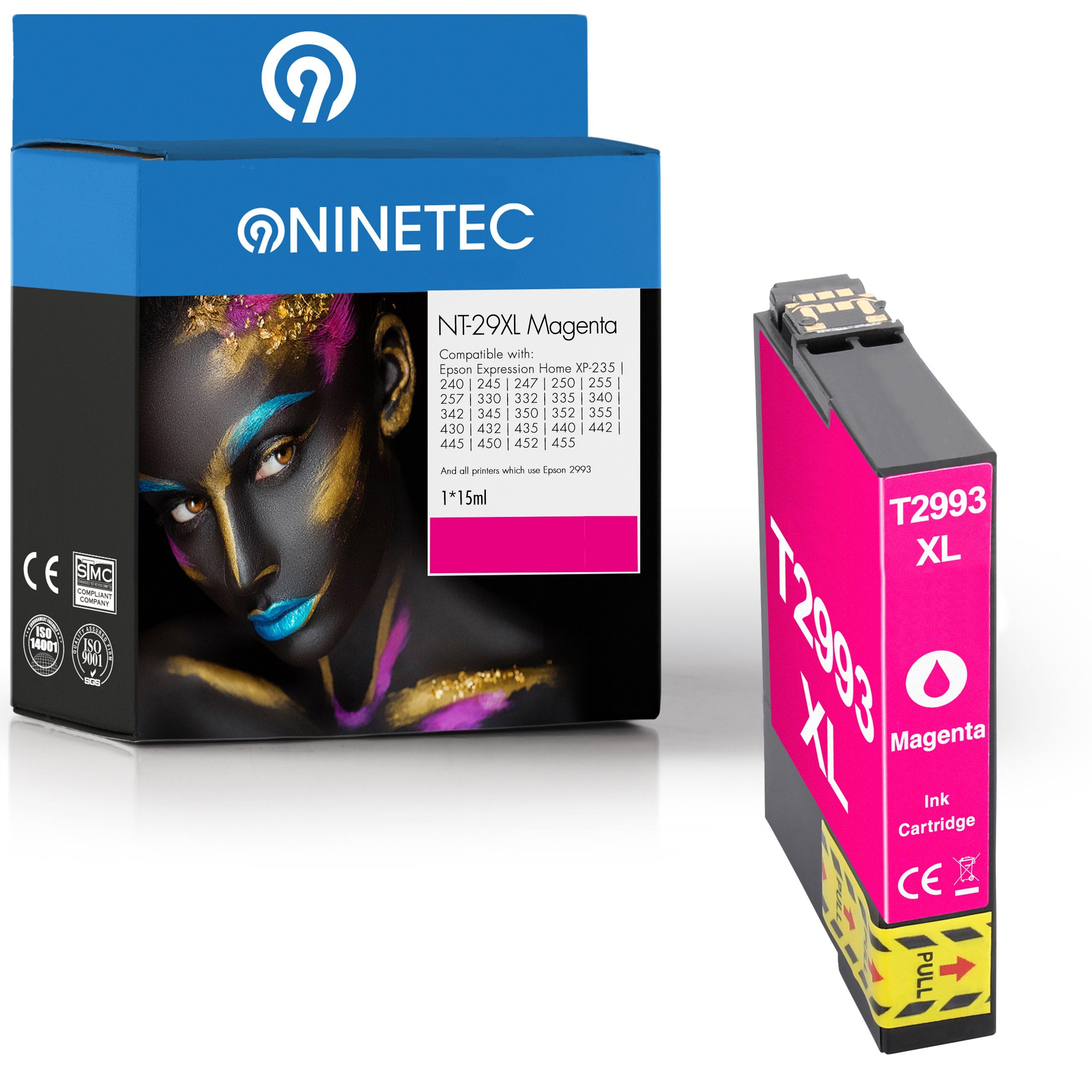 NINETEC ersetzt Epson T2993 29XL 29 XL Magenta Tintenpatrone