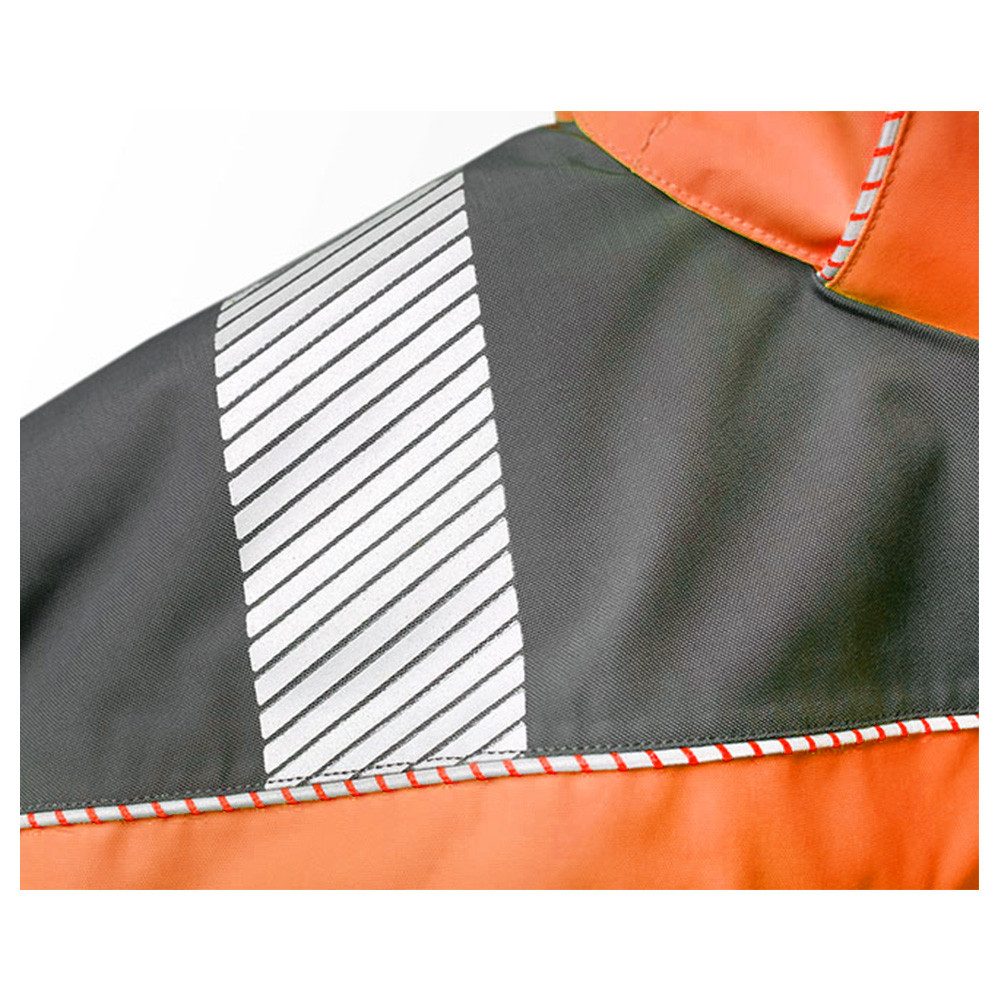 Elysee Arbeitsjacke Warnschutz-Winterjacke 2in1 "NIKLAS"Orange/Grau