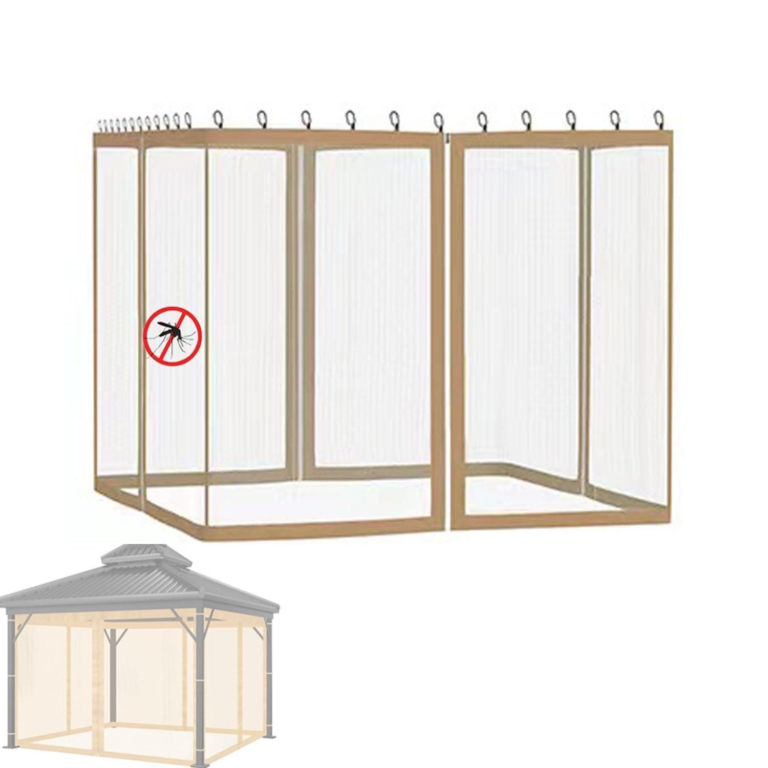 LuxusKollektion Moskitonetz Pavillon Moskitonetz 300x360 Khaki (1 St)