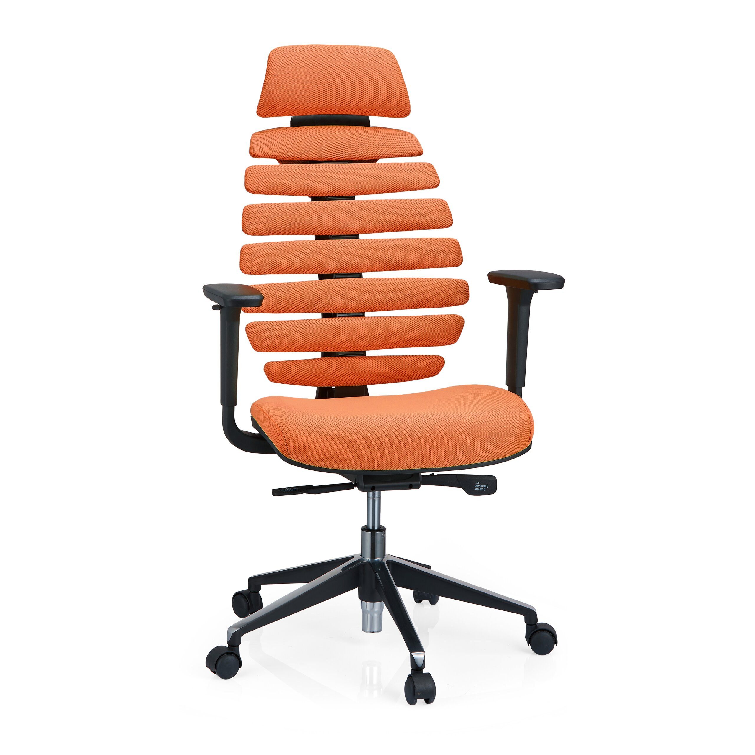 hjh OFFICE Drehstuhl Profi Bürostuhl Ergo Line Ii Pro Stoff (1 St), Ergonomischer Chefsessel, Schreibtischstuhl höhenverstellbar