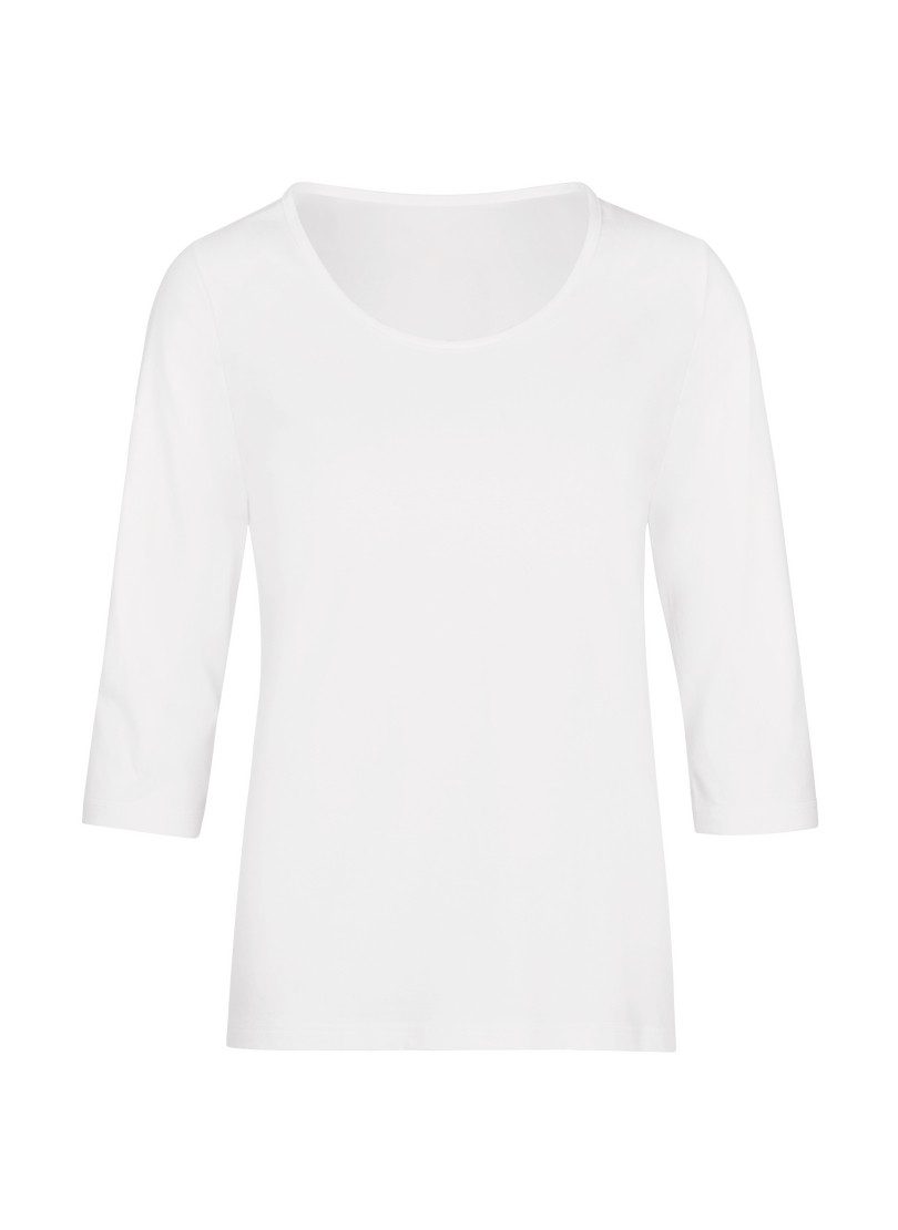 Trigema T-Shirt TRIGEMA Langarmshirs aus Biobaumwolle (1-tlg)