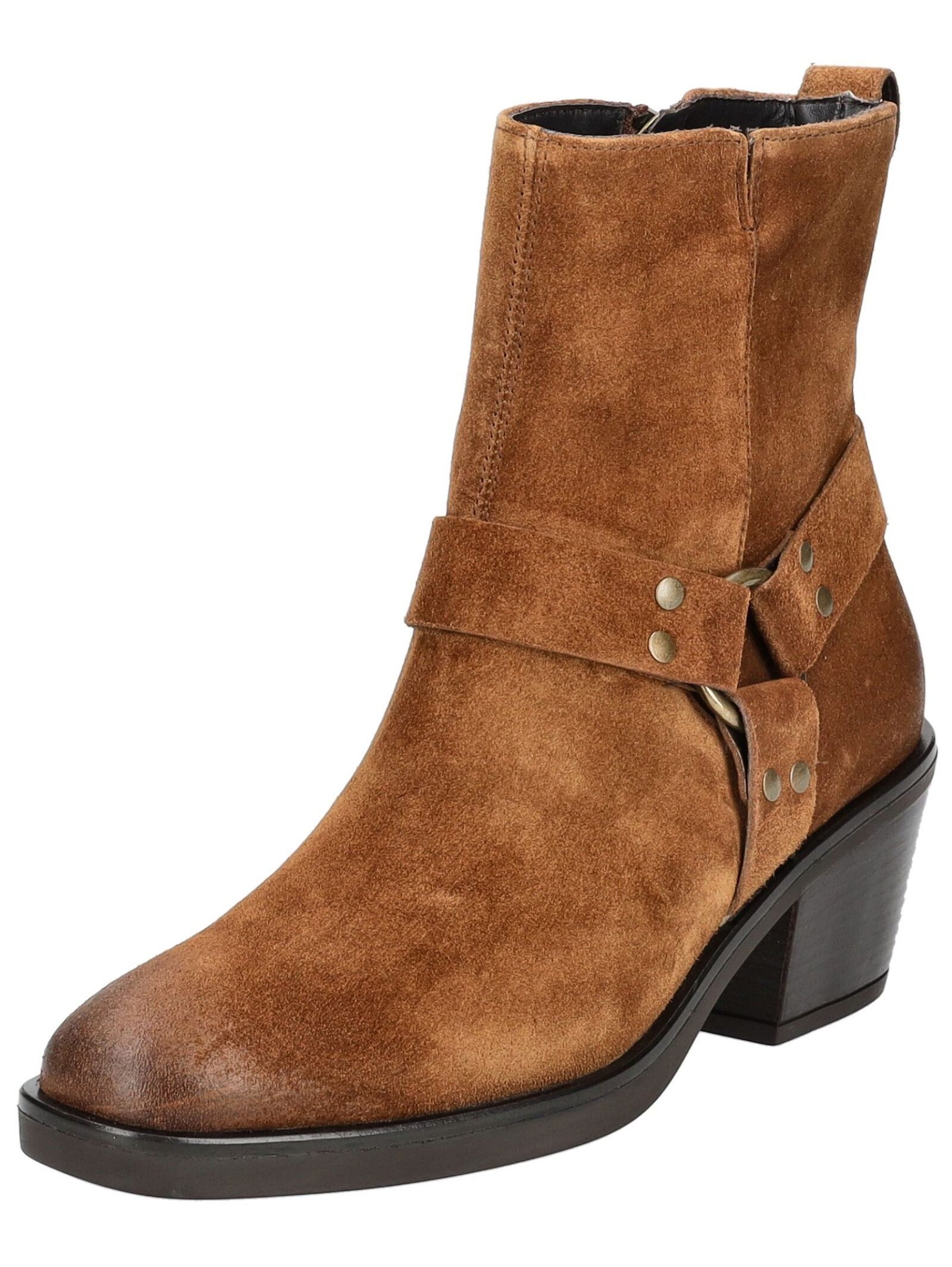 Paul Green Paul Green Stiefelette Veloursleder Bikerboots günstig online kaufen