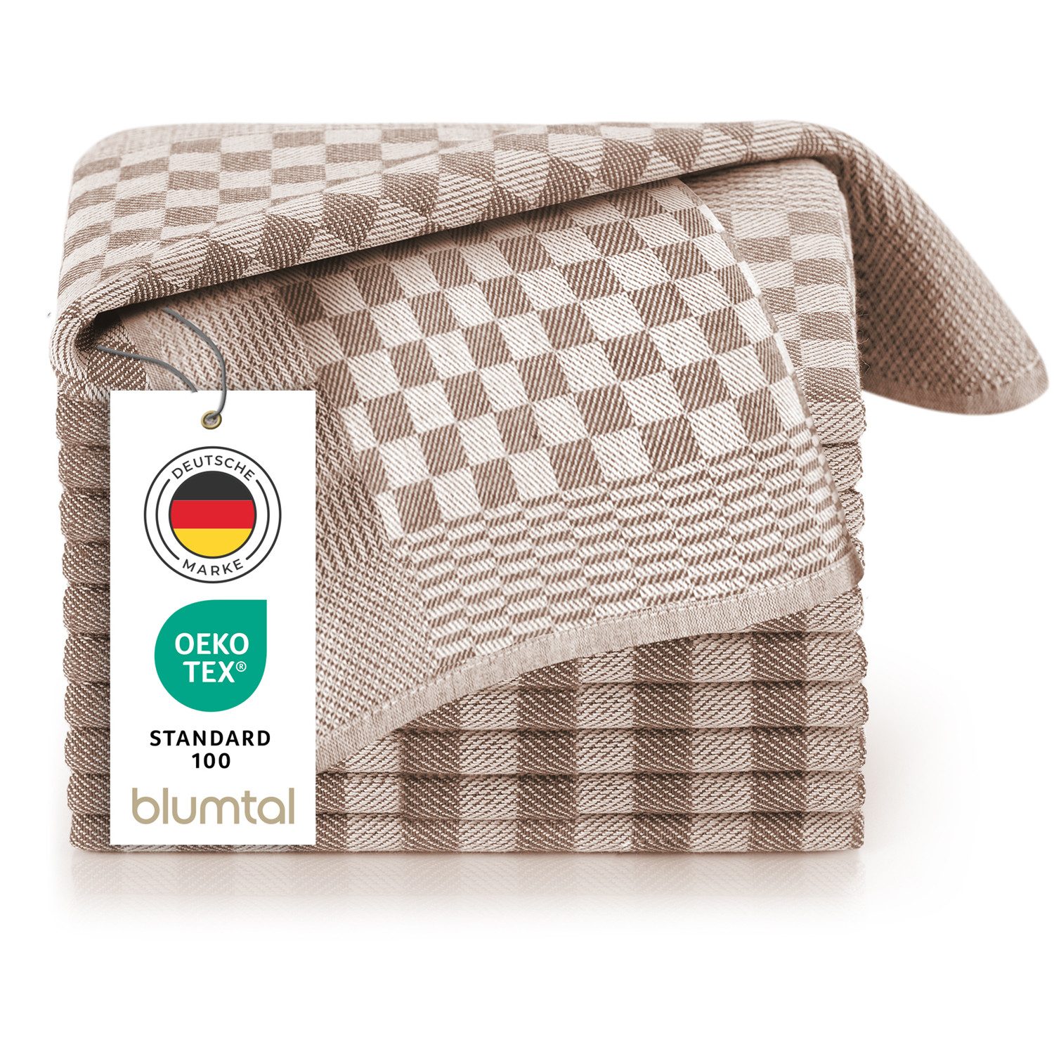 Blumtal Geschirrtuch Premium Geschirrhandtücher in 50 x 70 cm, (Set, 10-tlg günstig online kaufen