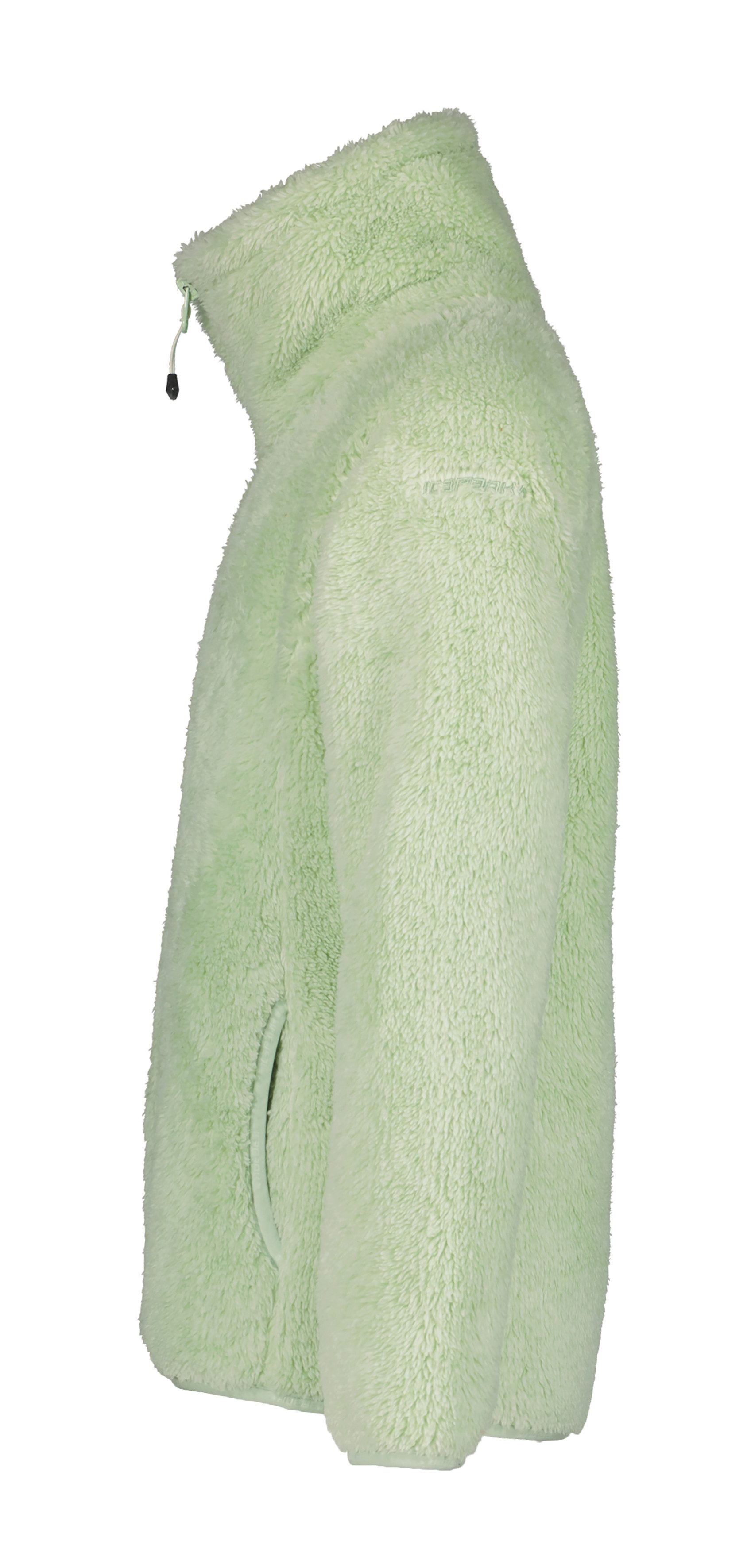 Icepeak Fleecejacke LOMA JR mit eingefasster Kante an Ärmeln und Rumpf, hochschließender Kragen