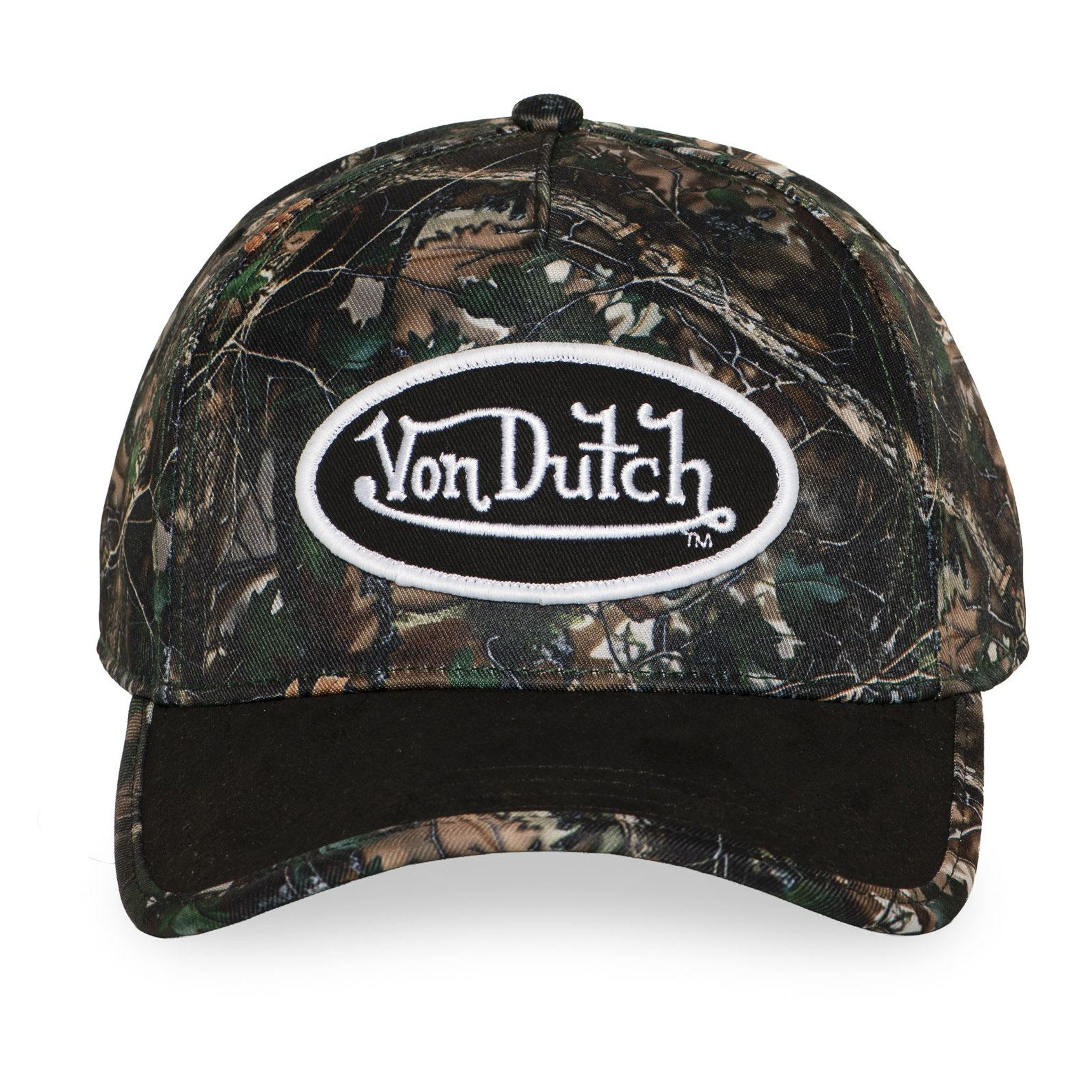 Von Dutch Baseball Cap Von Dutch Originals Baseball Cap CAMO PATCH VD (Basecap, Basecap) Real Tree Camouflage Optik