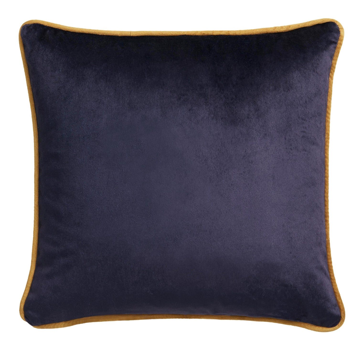 Laurence Llewelyn-Bowen Dekokissen Down the Dilly Ochre, Dekokissen aus samtig weichem Stoff Kissenbezug ohne Füllung 43x43 cm