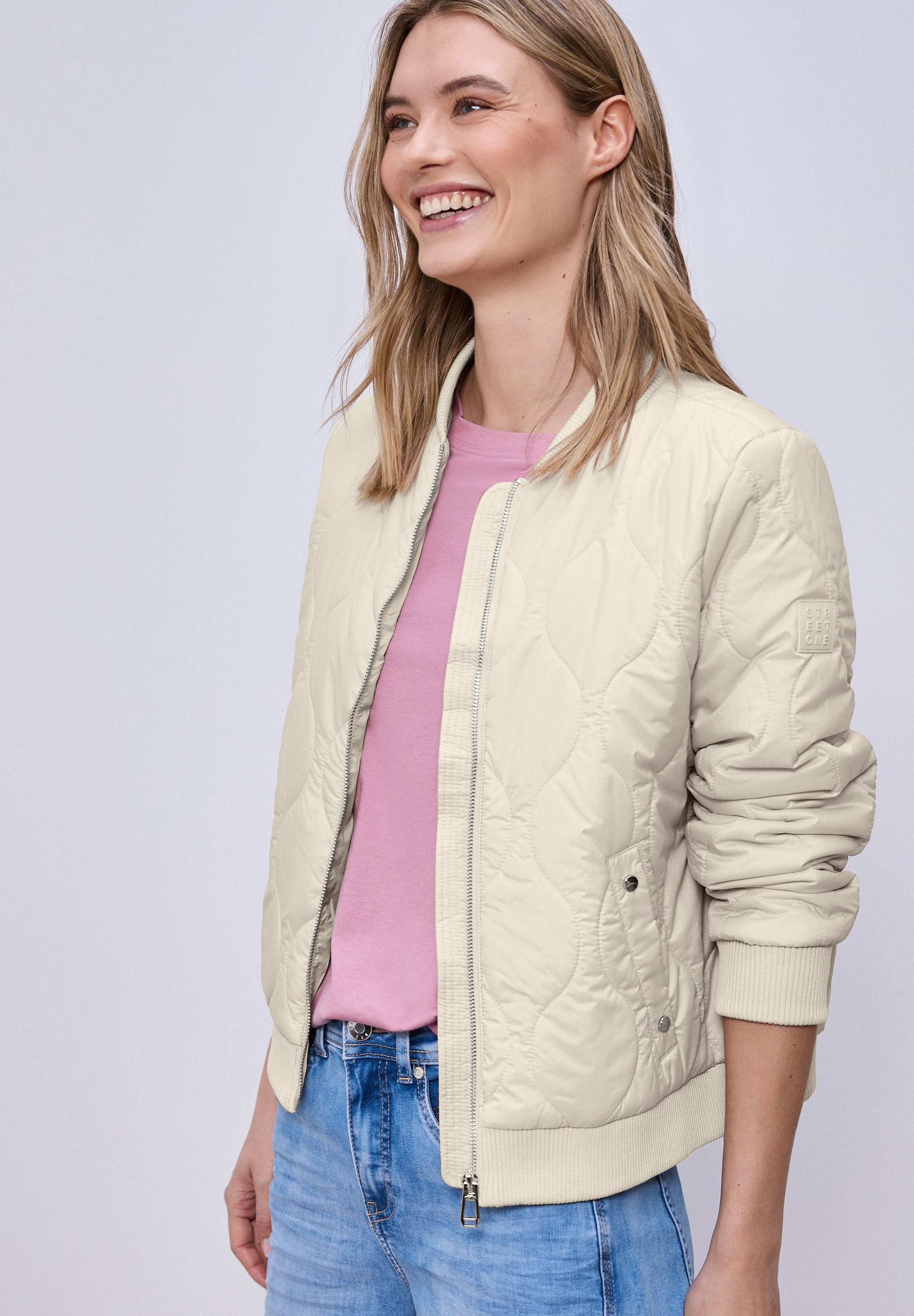 STREET ONE Kurzjacke mit Rundhalsausschnitt