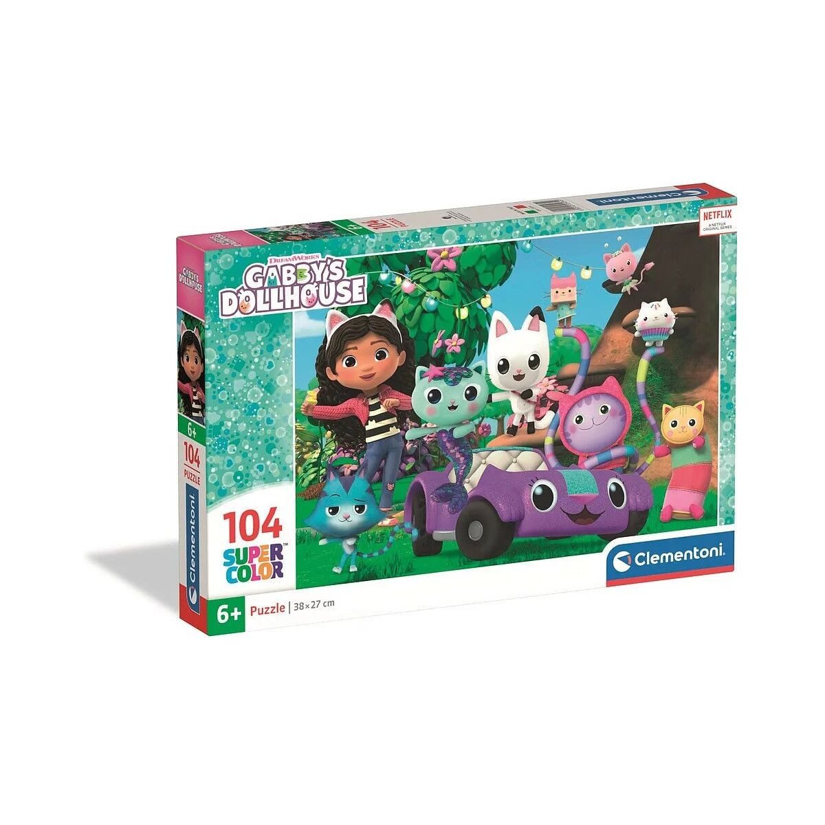 Clementoni® Lernspielzeug Gabby's Dollhouse 104-teiliges Clementoni-Puzzle