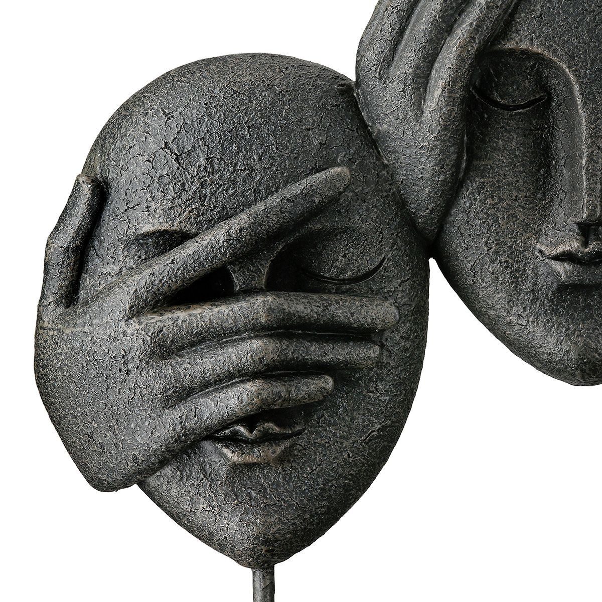 MF Skulptur Skulptur Gesicht Die drei günstig online kaufen