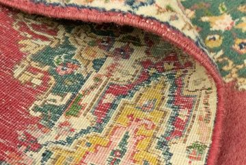 Wollteppich Kerman Teppich handgeknüpft rot, morgenland, rechteckig, Höhe: 8 mm