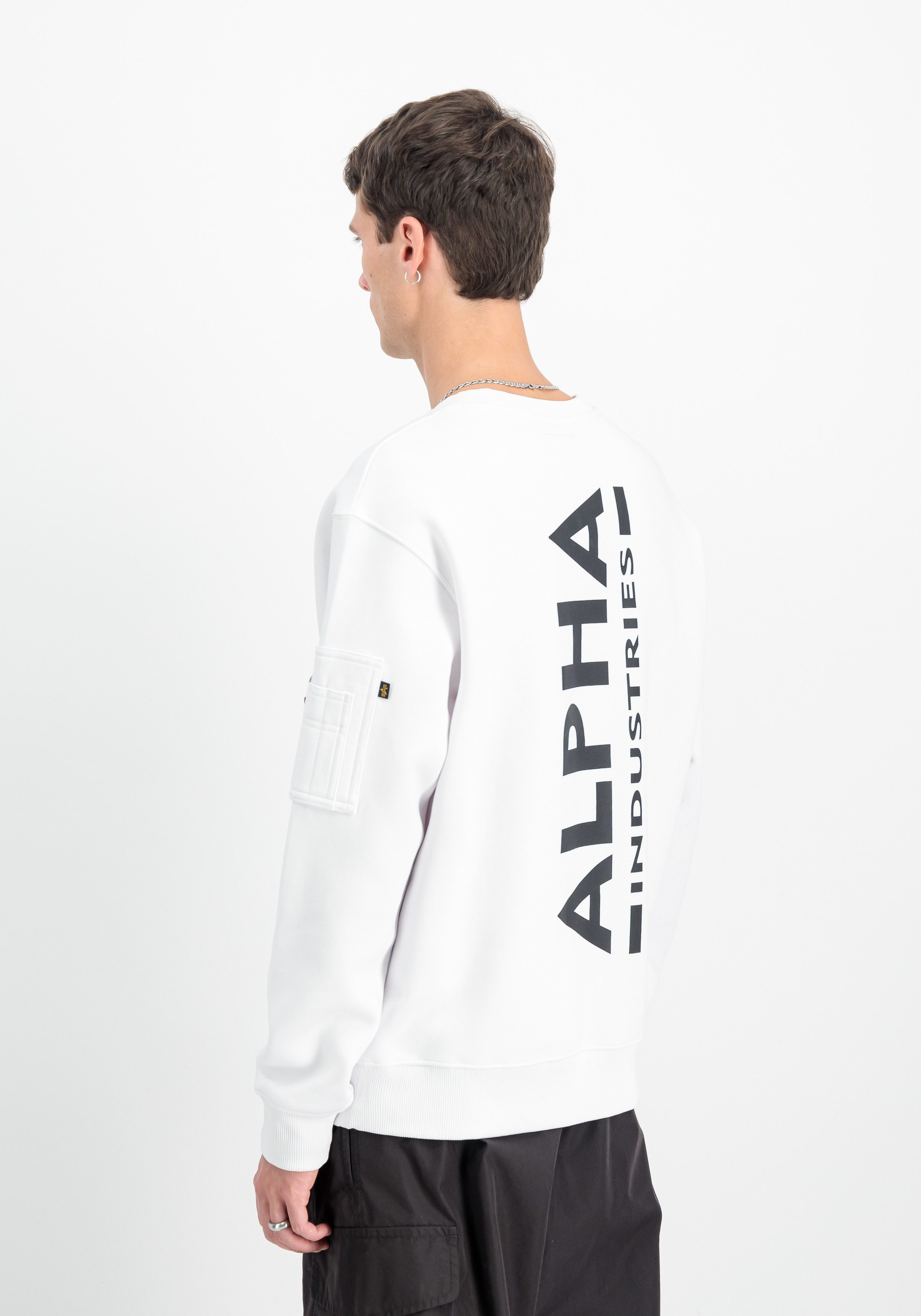 Alpha Industries Sweatshirt Back Print Crewneck günstig online kaufen