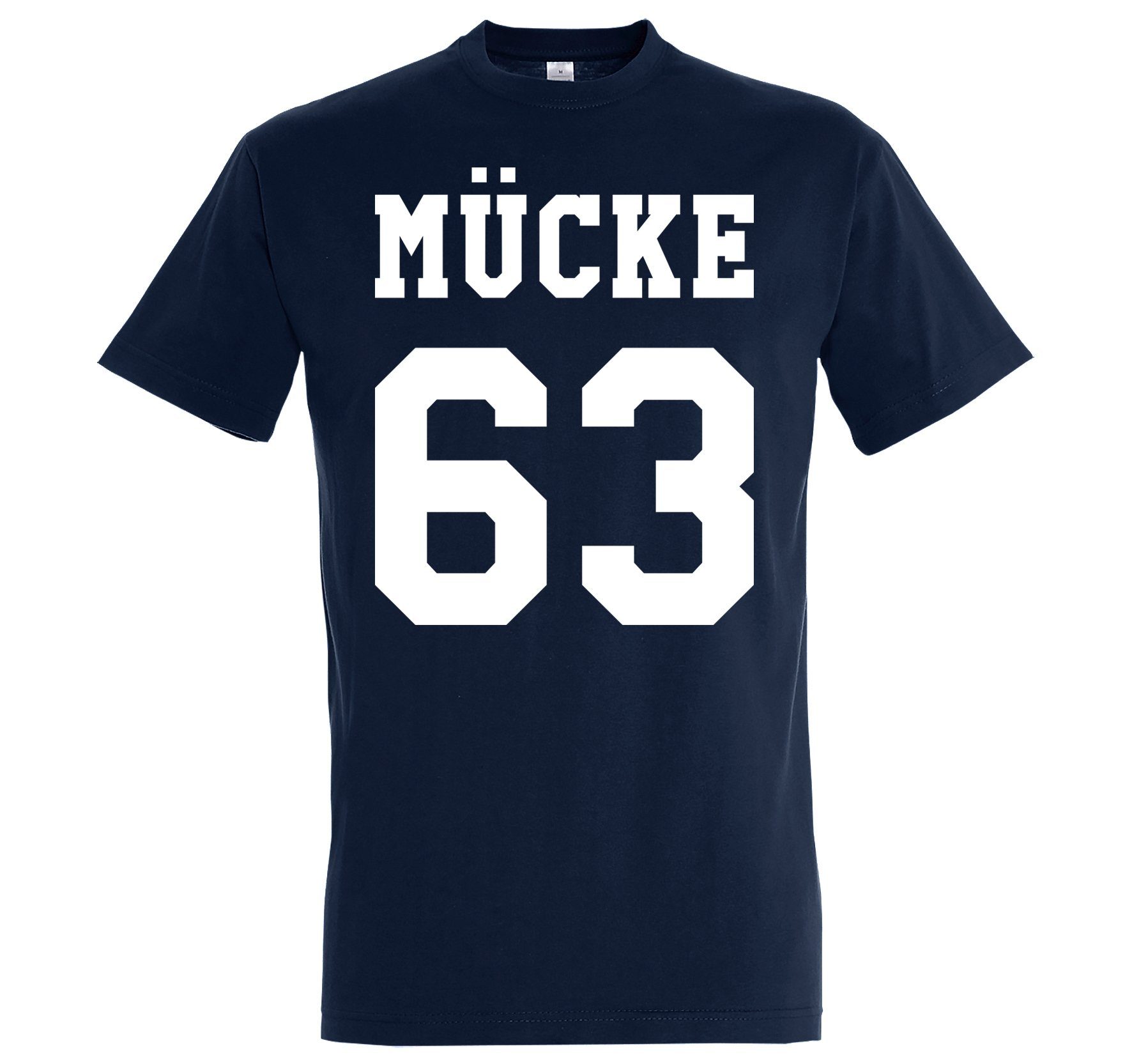 Youth Designz T-Shirt Mücke 63 Herren Shirt mit modischem Spruch Aufdruck Navyblau