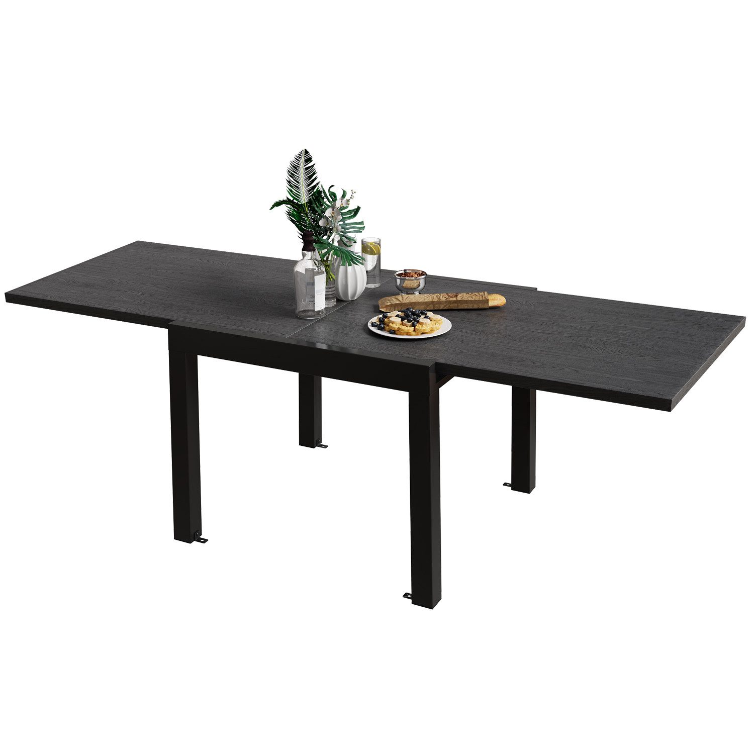 HOMALL Gartentisch Gartentisch, rostfreies Aluminium Ausziehtisch günstig online kaufen