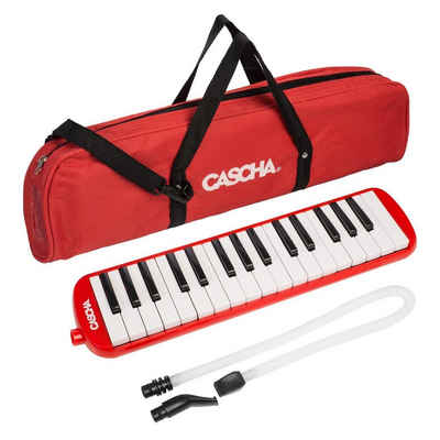 Cascha red 32 Melodica, Set, mit Tasche und Mundstück