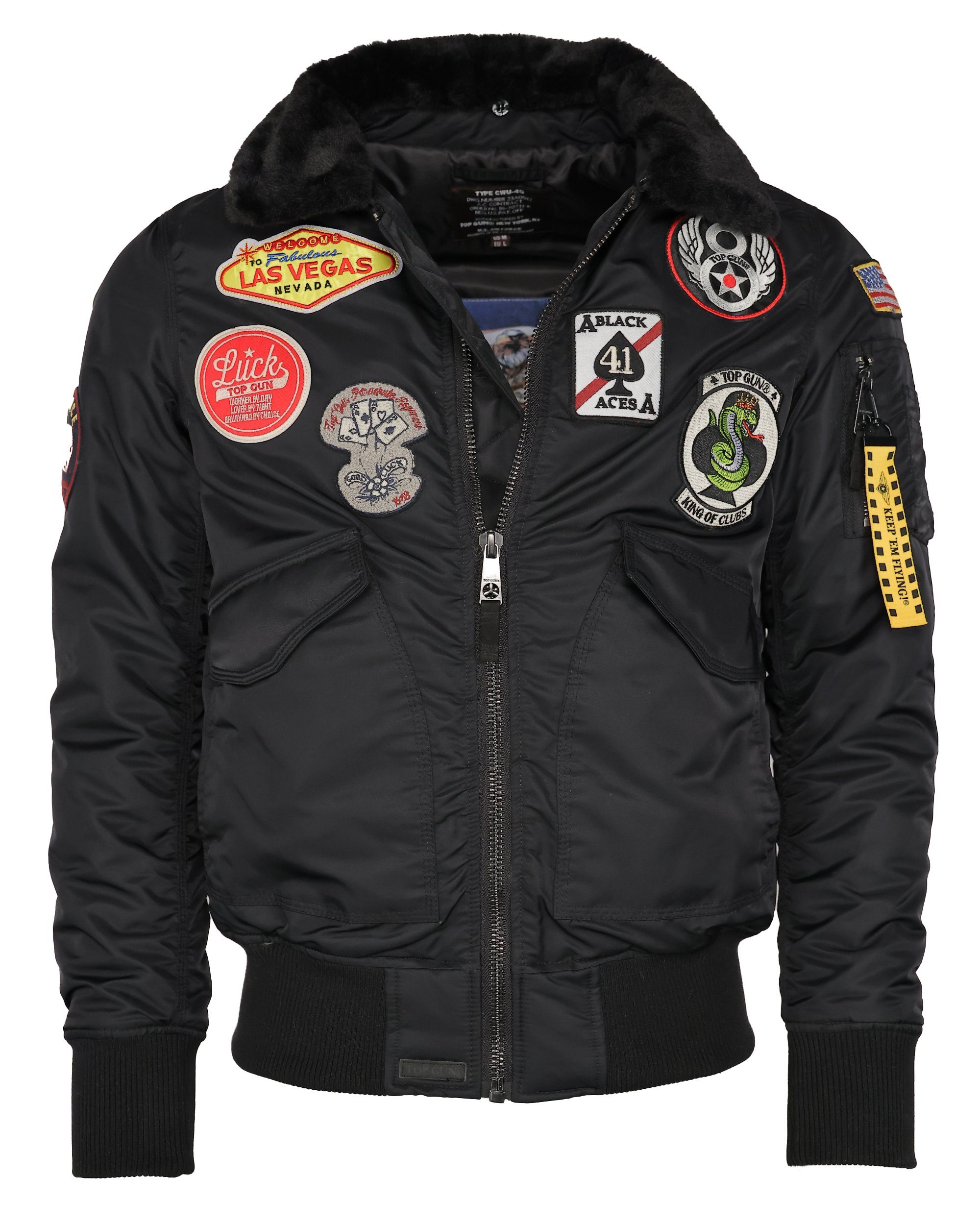 TOP GUN Bomberjacke TG20213032 black | Übergangsjacken