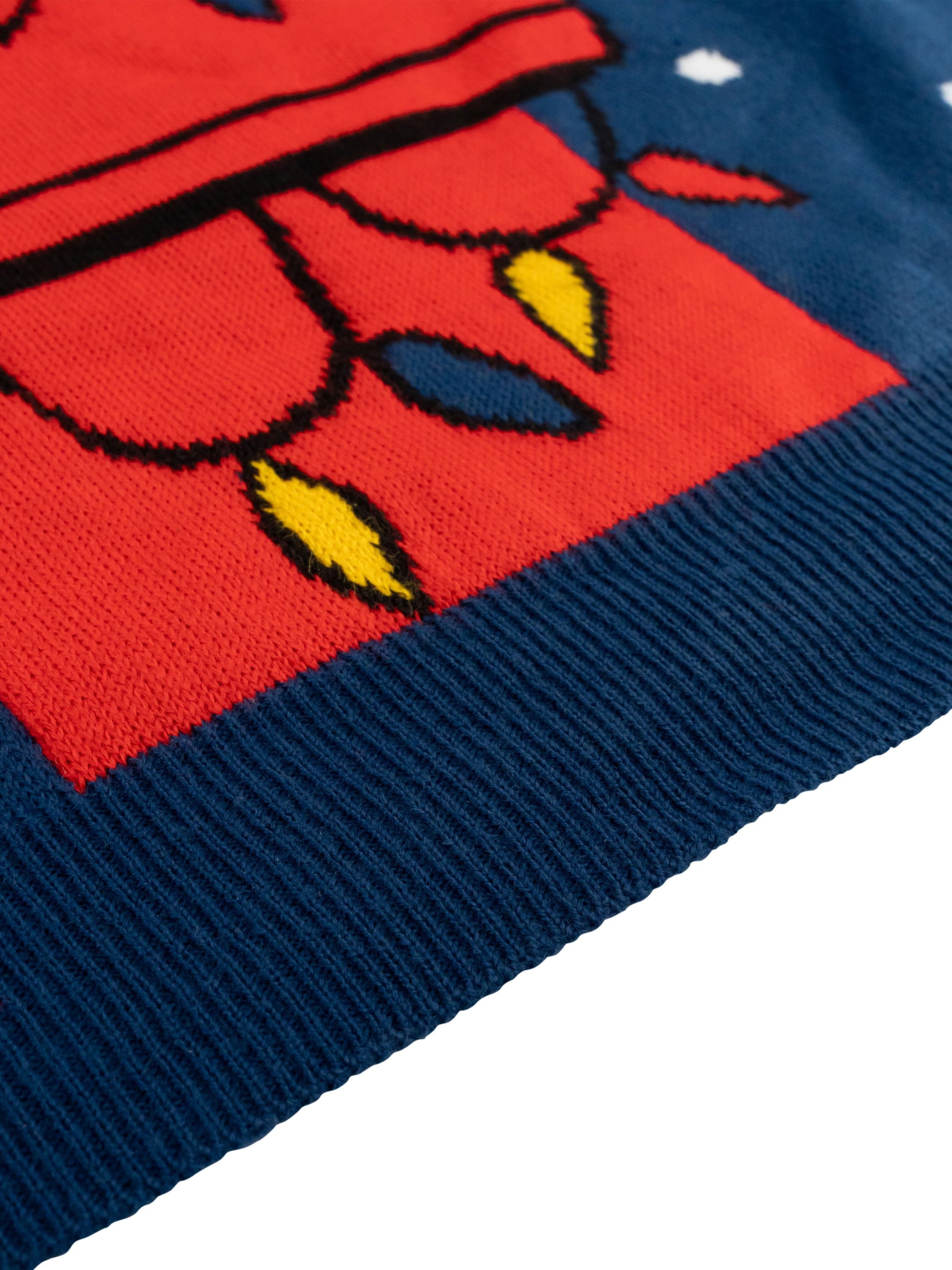 United Labels® Weihnachtspullover Peanuts Snoopy Winterpullover Winter Strick Pullover Ugly Sweater
