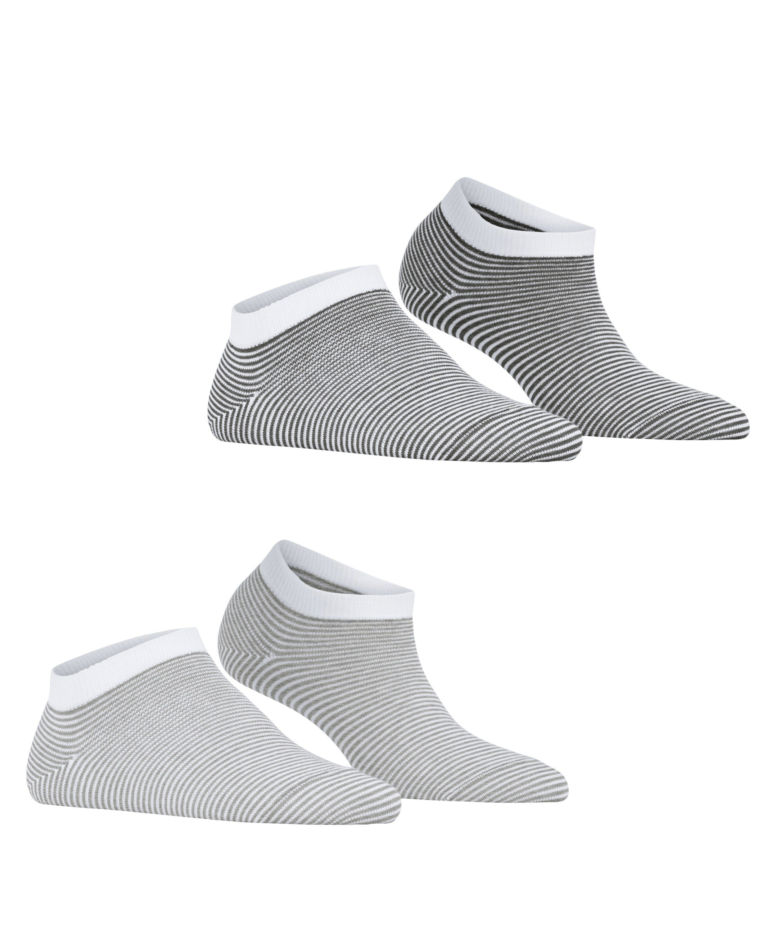 Esprit Sneakersocken Allover Stripe 2-Pack (2-Paar)