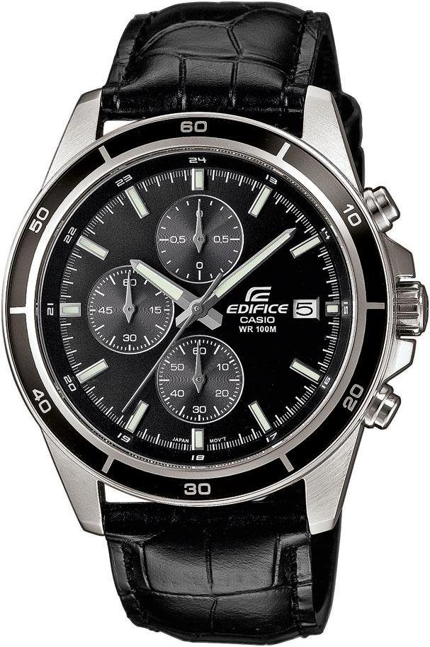 CASIO EDIFICE Quarzuhr EFR-526L-1AVUEF, Gehäuse aus Edelstahl, Ø ca. 44 mm