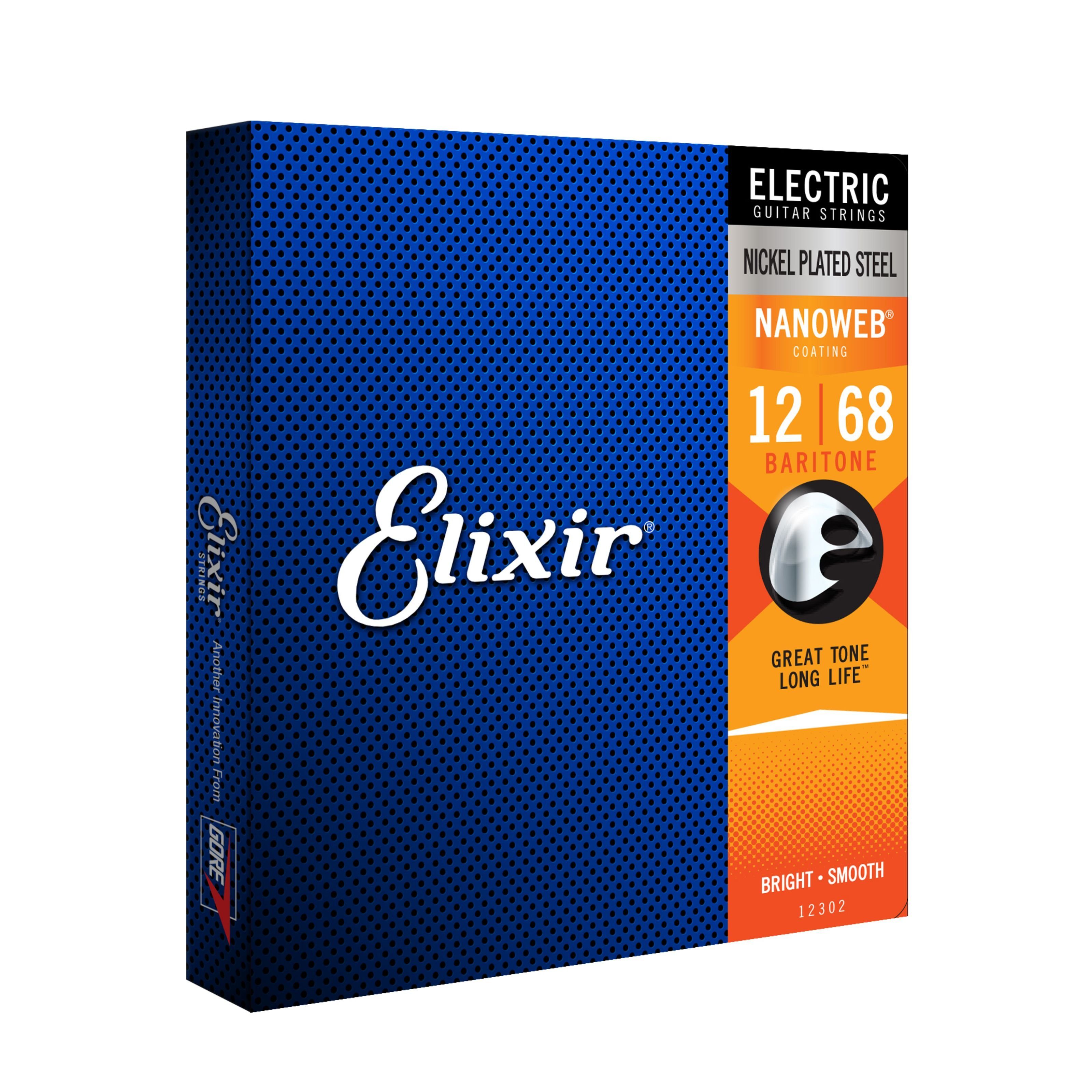 Elixir Saiten, 12302 Nanoweb Electric 12-68 - E-Gitarrensaiten