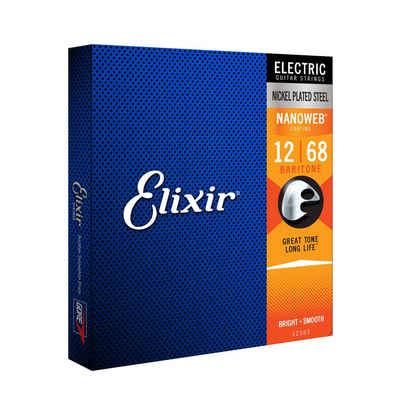 Elixir Saiten, 12302 Nanoweb Electric 12-68 - E-Gitarrensaiten