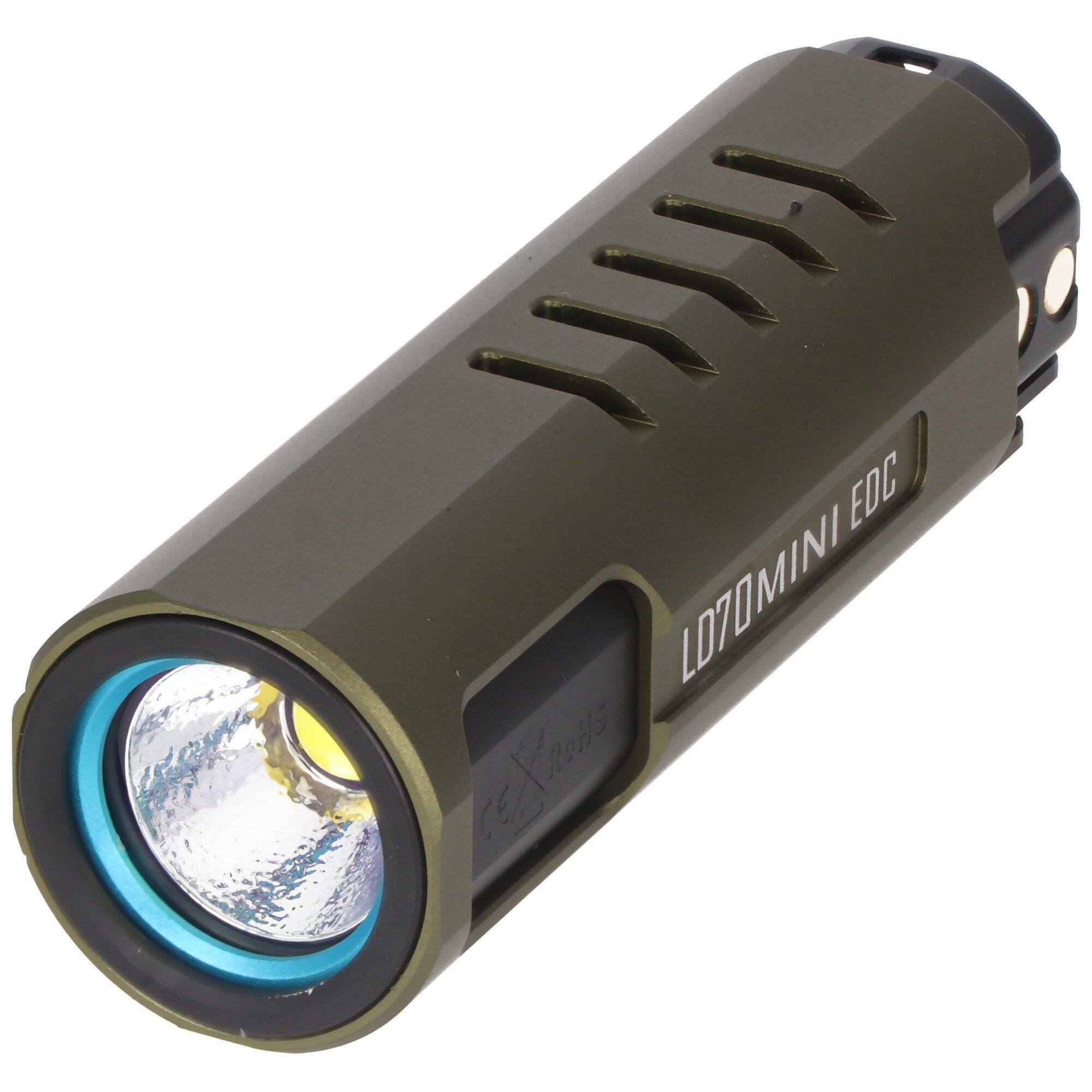 Imalent LED Taschenlampe Imalent LD70 Mini EDC LED-Taschenlampe grün mit 4000 Lumen, Leuchtwei