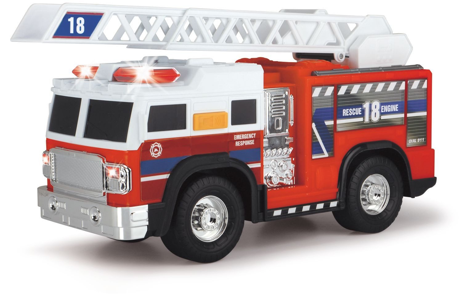 Dickie Toys Spielzeug-Auto Feuerwehrauto 30cm Fire Truck Licht Sound Leiter günstig online kaufen