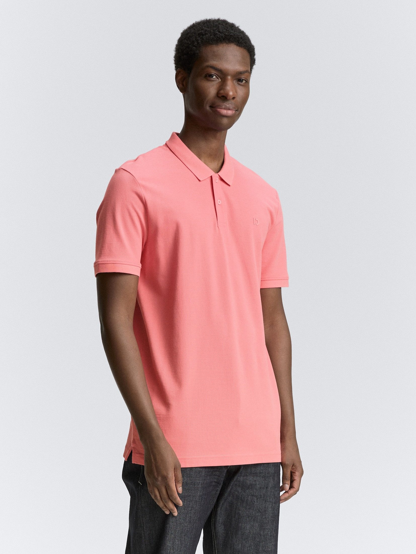 TOM TAILOR Denim Poloshirt Piqué Poloshirt günstig online kaufen