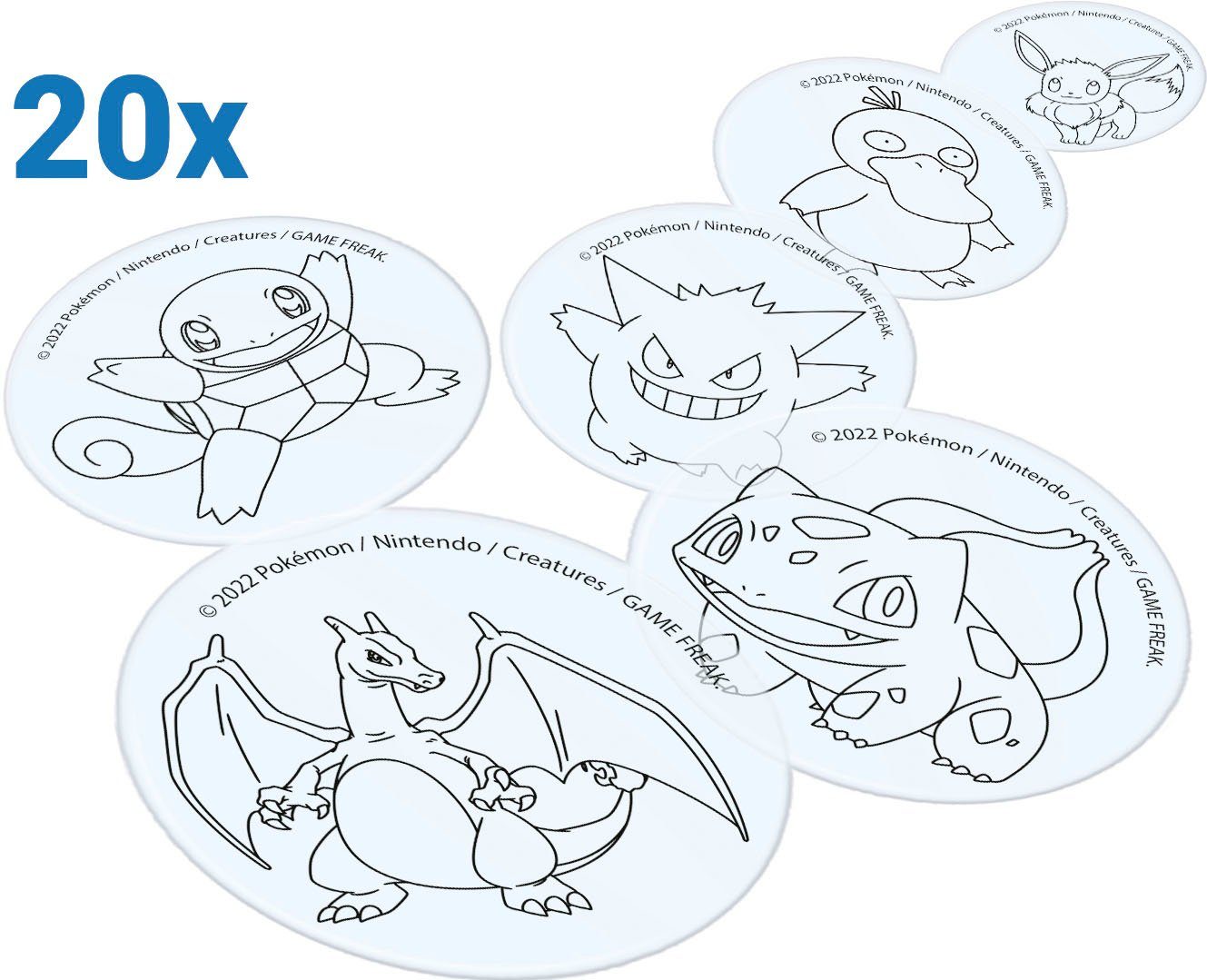 Ravensburger Malvorlage XOOMY® Pokémon Refill, Made in Europe