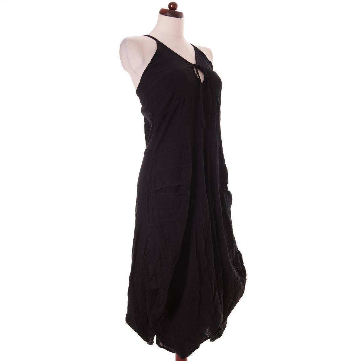 Vishes Ballonkleid Lagenlook Ballonkleid mit verstellbaren Trägern Hippie, Goa, Ethno Elfen Style