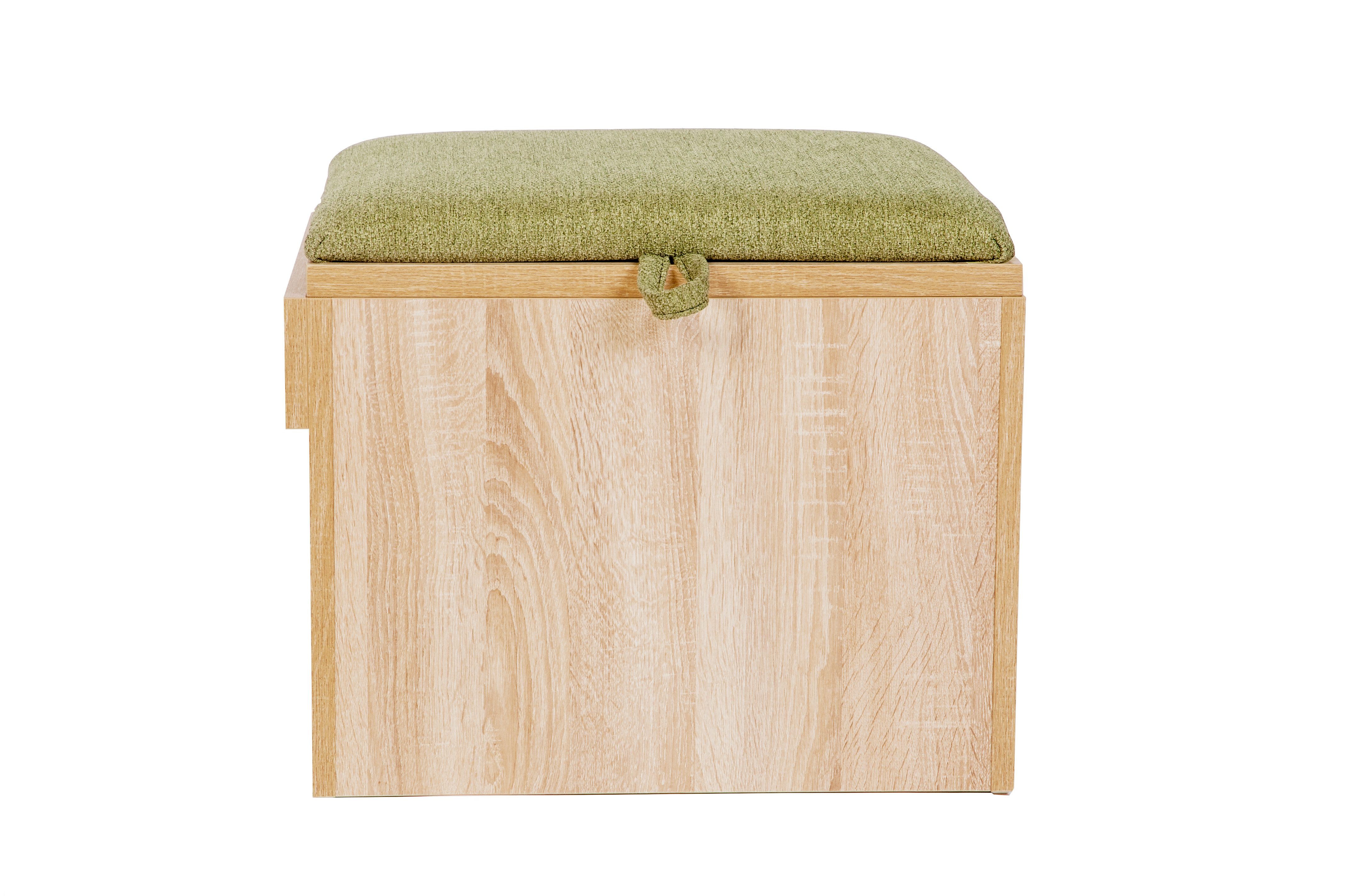 kundler home Sitzbank mit Truhe quadratisch, L57cm, ideal als Eckteil für 'Die Stilvolle', Eckbank mit Truhe als Set oder einzeln
