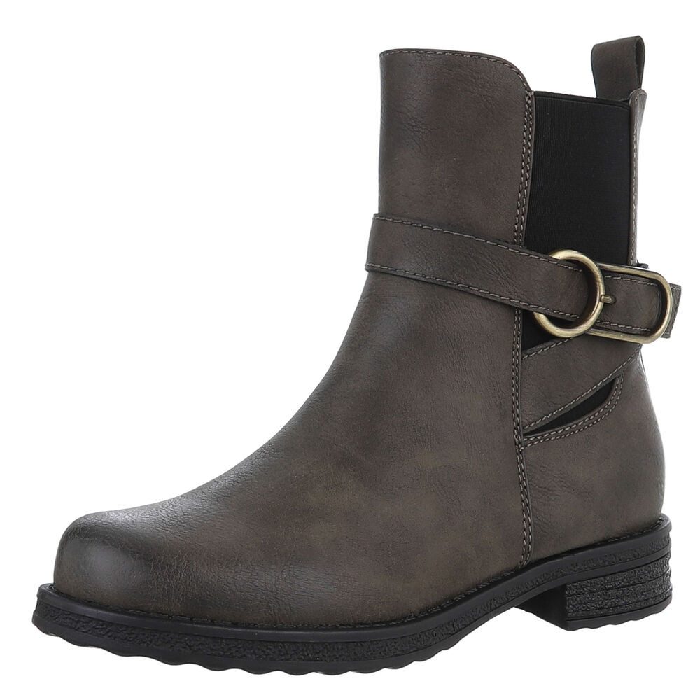 Ital-Design Damen Freizeit Stiefelette (88577546) Blockabsatz günstig online kaufen