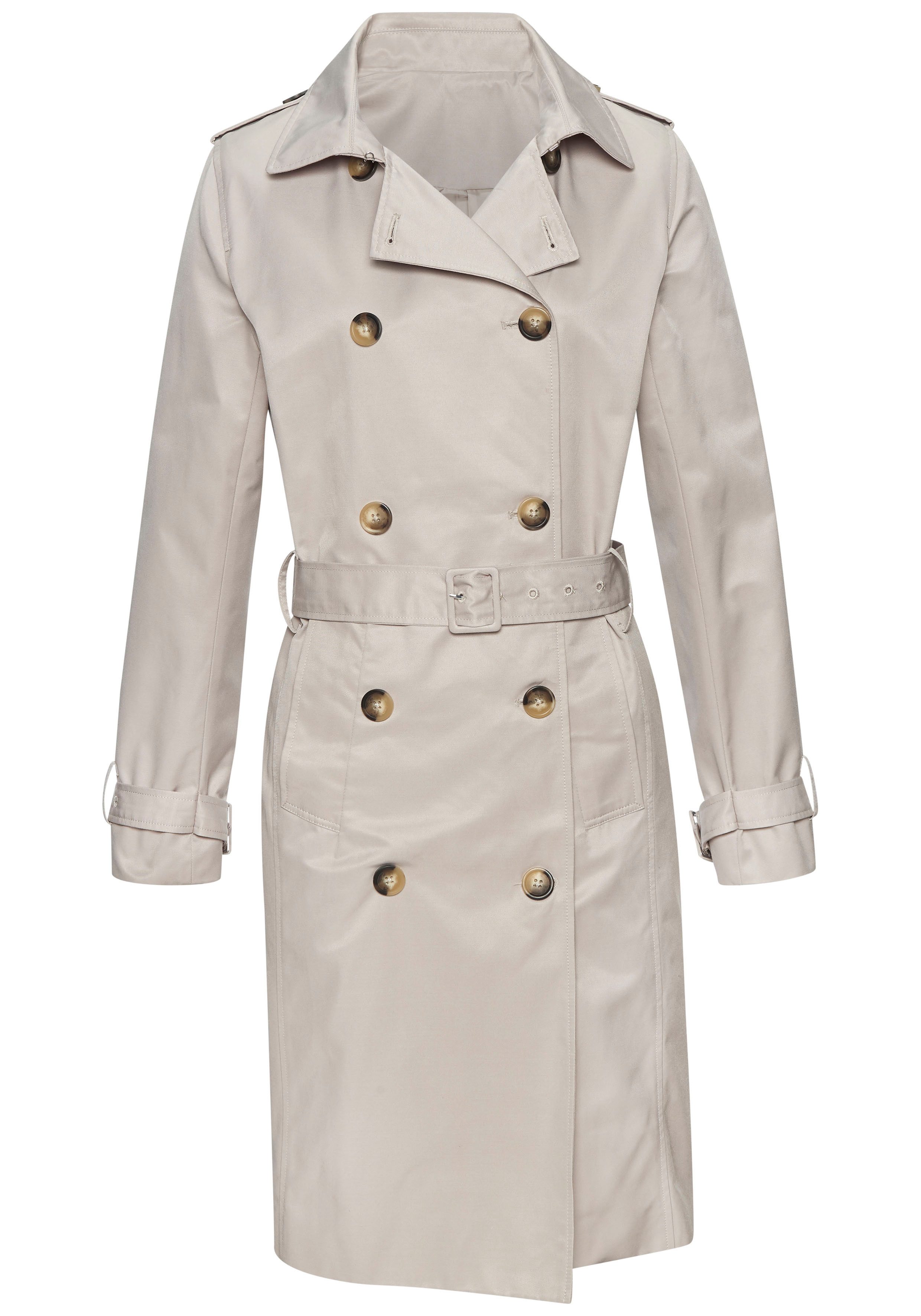 LASCANA Trenchcoat mit Passe, pflegeleichter Materialmix. € 69,00