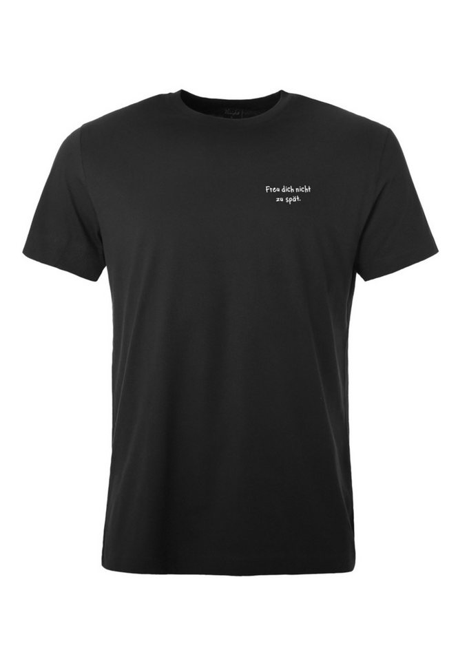Kleinigkeit T-Shirt Kleinigkeit Bois Straightcut Shört Freu Dich (1-tlg)