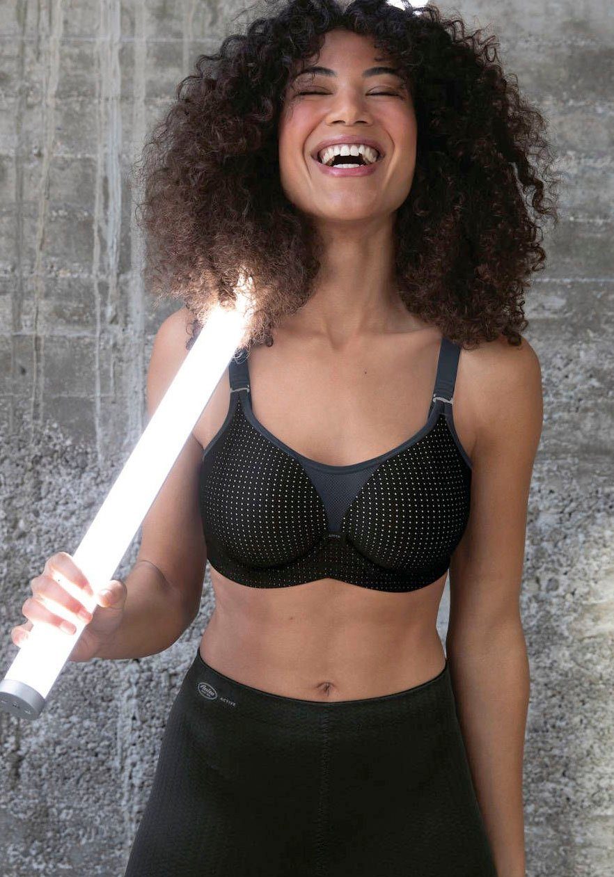 Anita Active Sport-BH performance wireX nahtlose Cups, extrem flache Nähte, 3/4 Bügel, atmungsaktiv