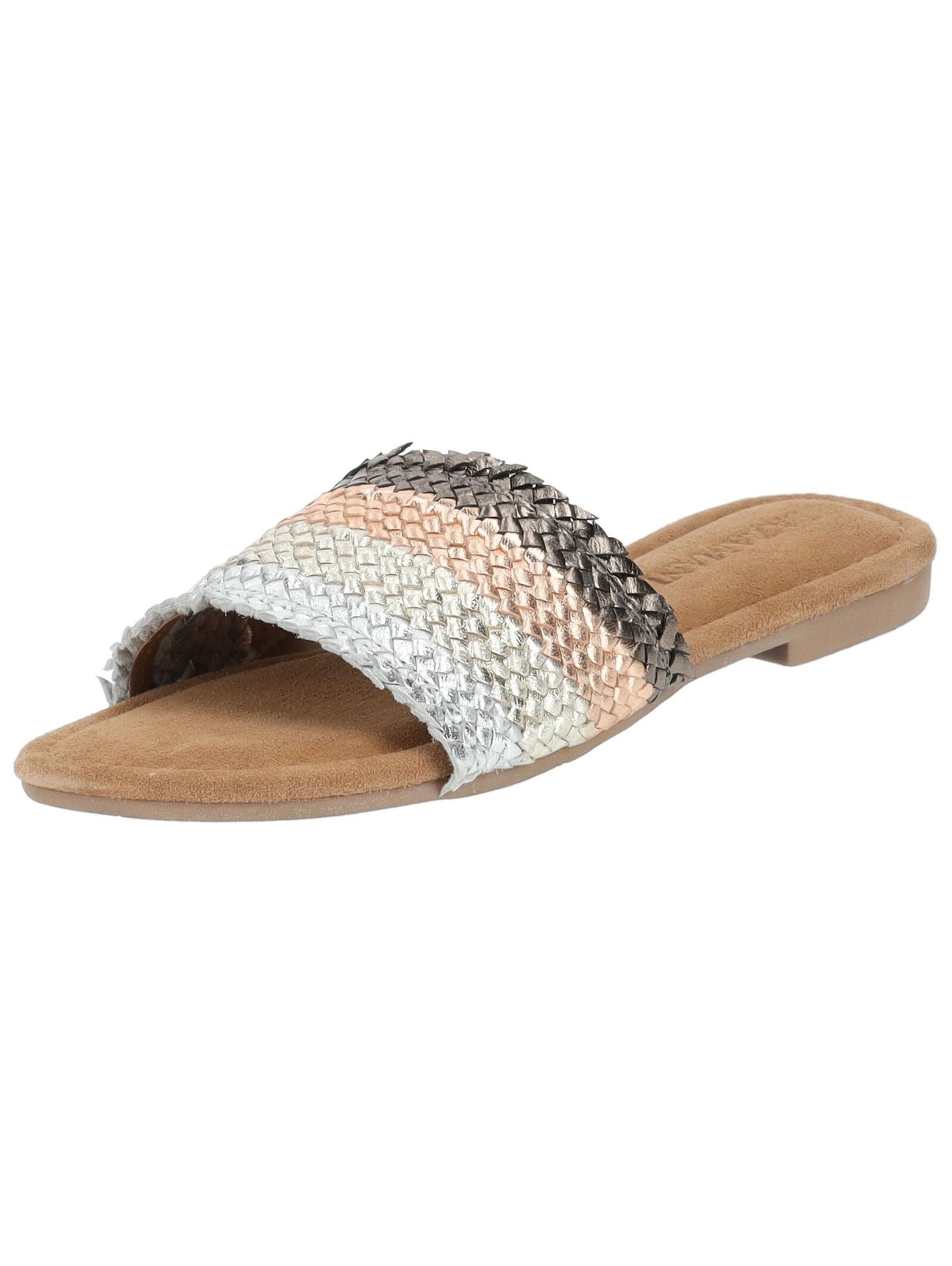 Lazamani Lazamani Pantoletten Leder Pantolette