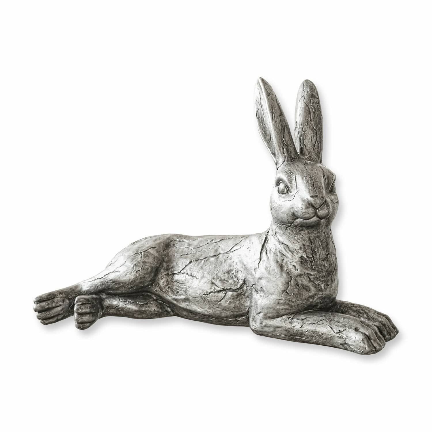 Osterfigur Hase Fiorentin silber