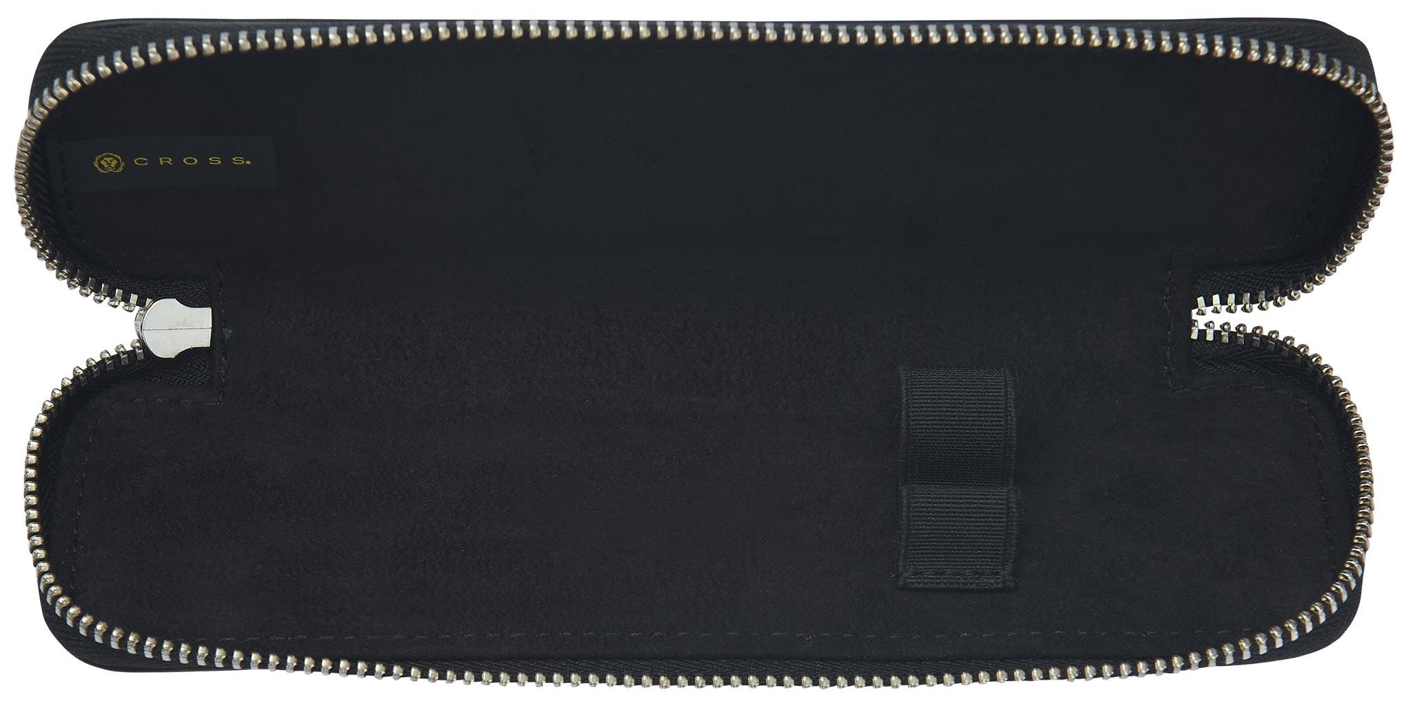 CROSS Federmäppchen Cross Lederetui aus Kalbsleder Schwarz, für 2 Schreibge günstig online kaufen