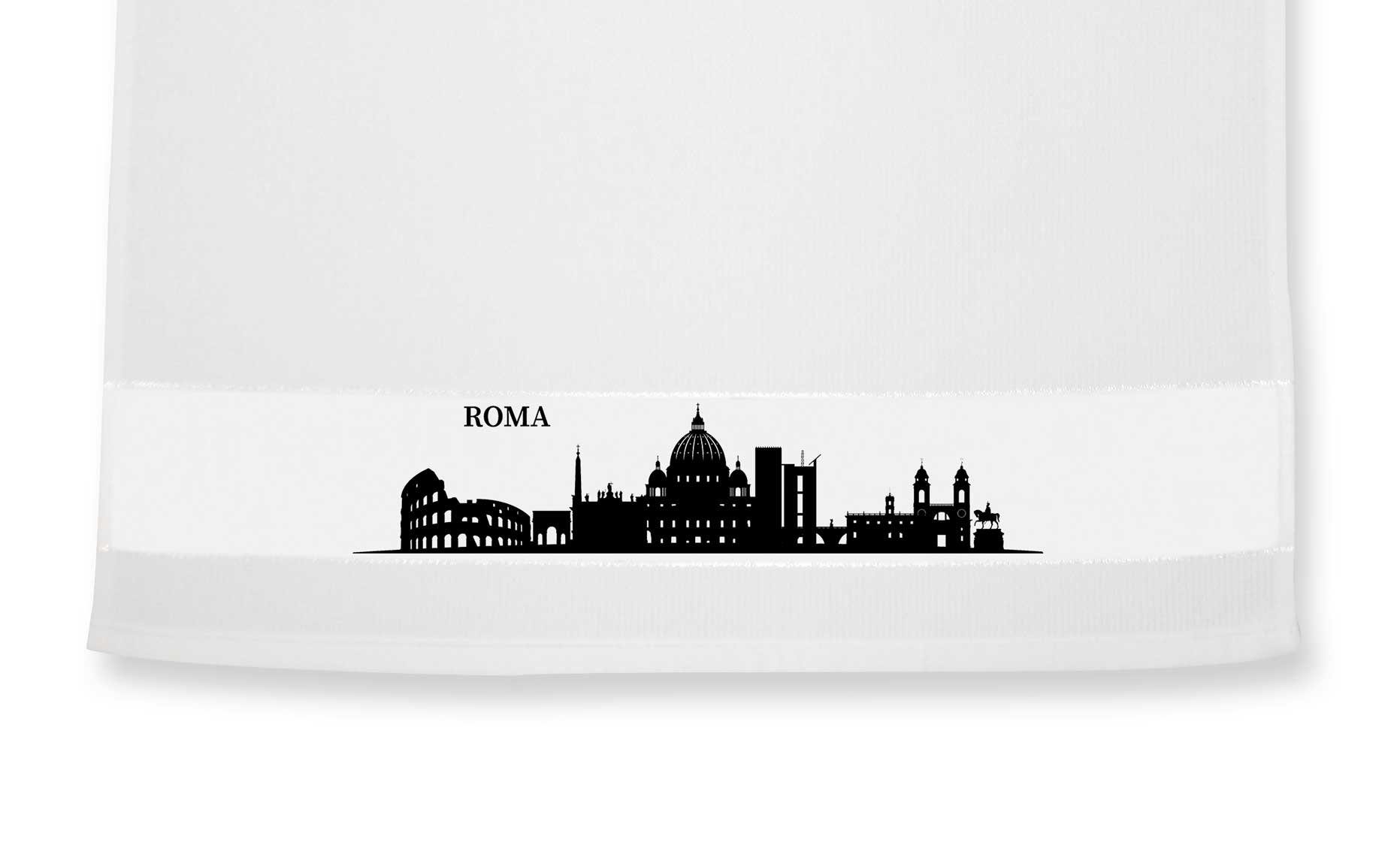 Stadtmeister Geschirrtuch / Roma Rom die Skyline