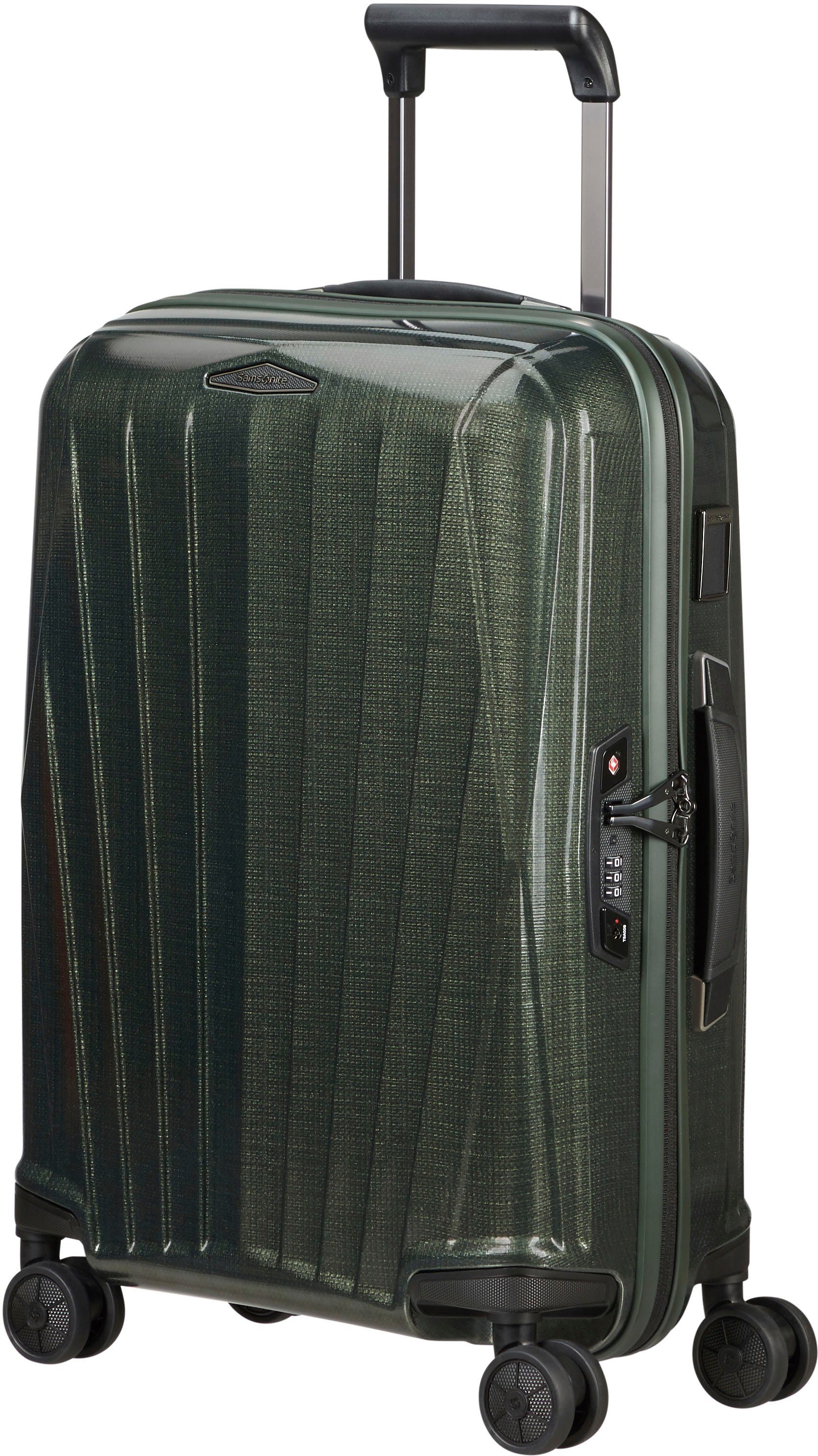 Samsonite Hartschalen-Trolley MAJOR-LITE, verschiedene Größen und Farben, 4 Rollen, mit Adressanhänger, mit Raumteiler, Packriemen und Trennpolster