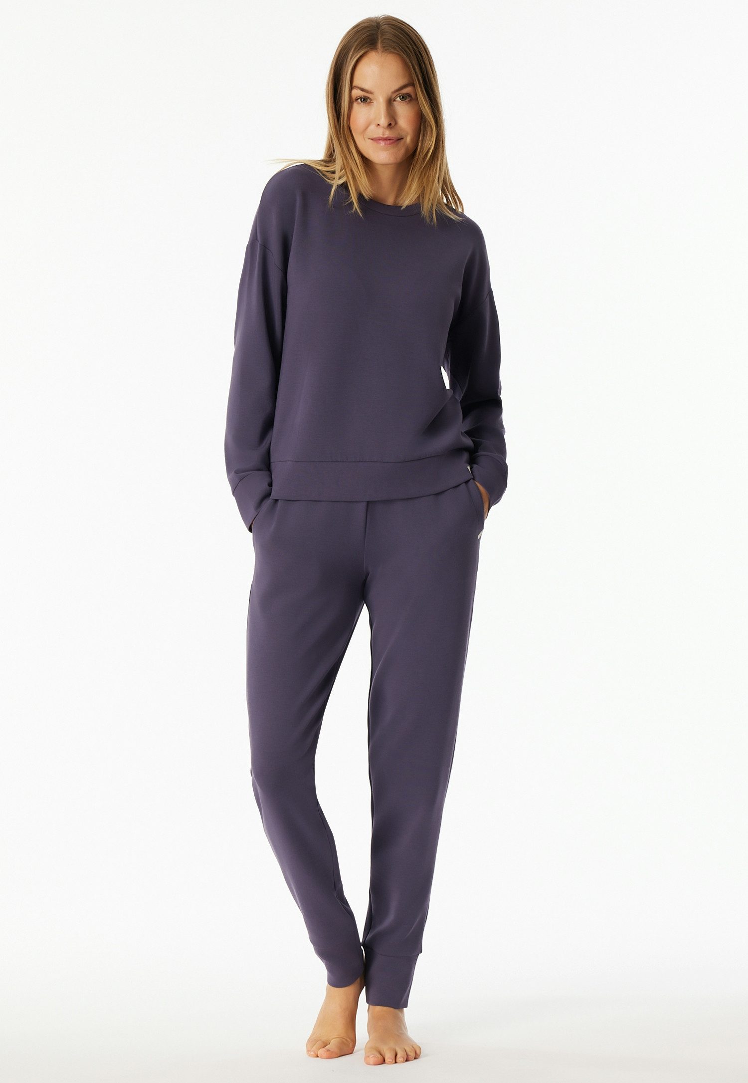 Schiesser Pyjamaoberteil Sweatshirt