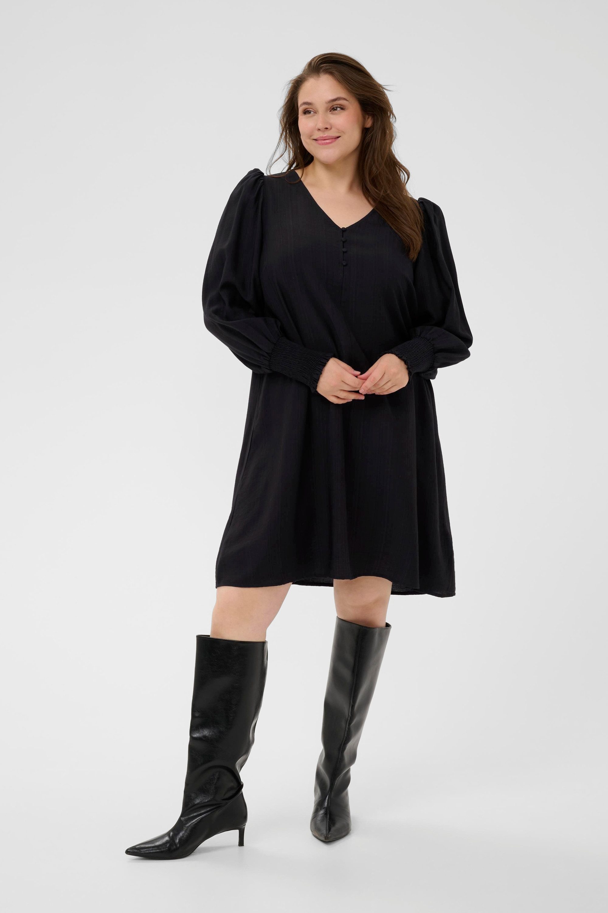 KAFFE Curve Blusenkleid Kleid KCsofia Große Größen günstig online kaufen