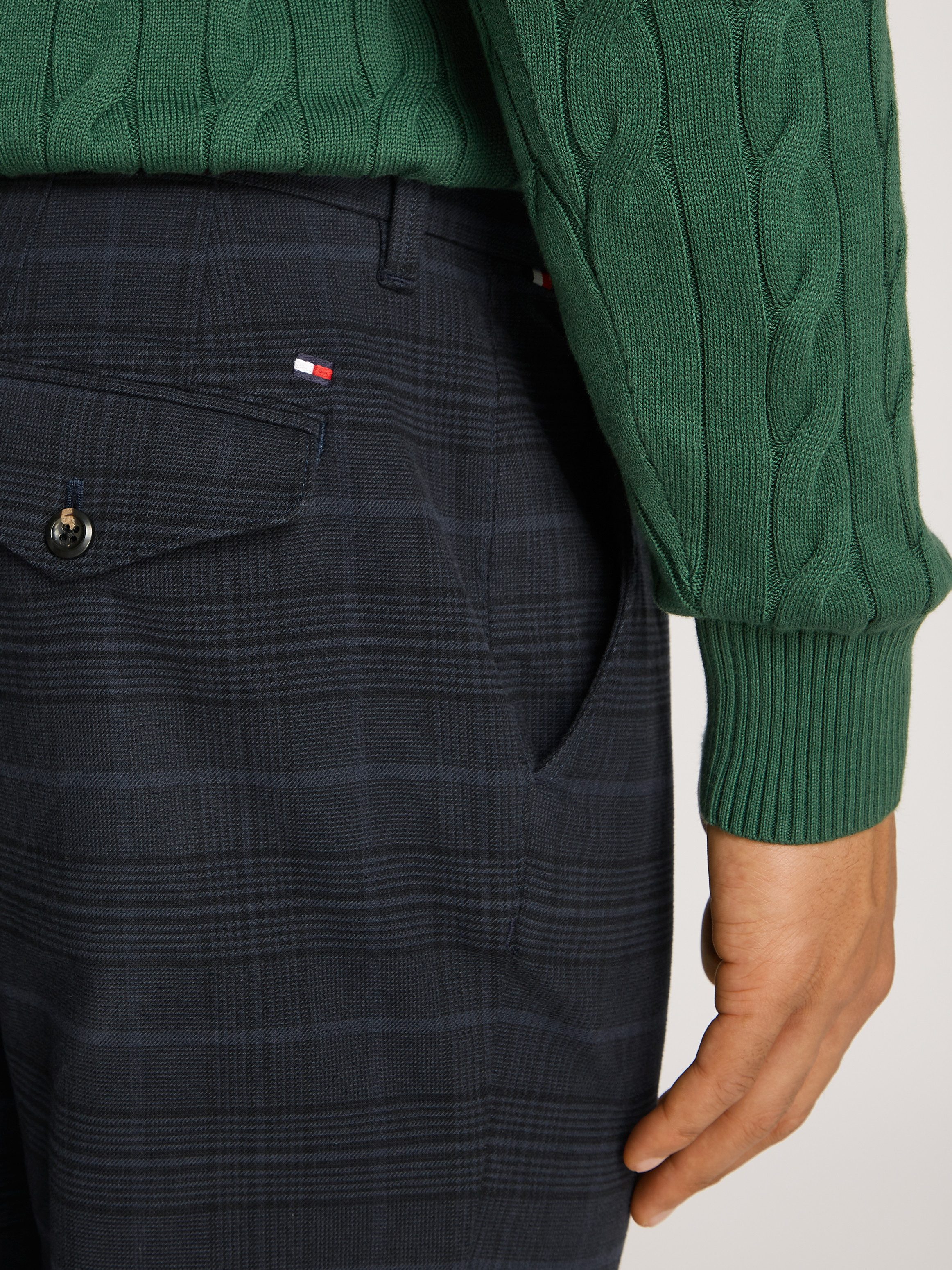 Tommy Hilfiger Chinohose DENTON 1 PLT POW CHECK mit Karomuster