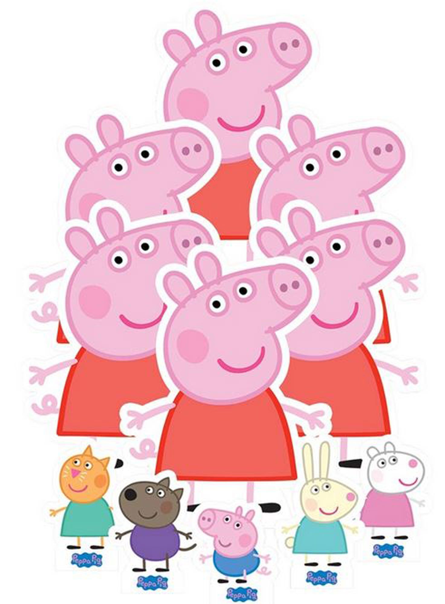 Dekofigur Peppa Pig - Künstlerbedarf - Table Tops