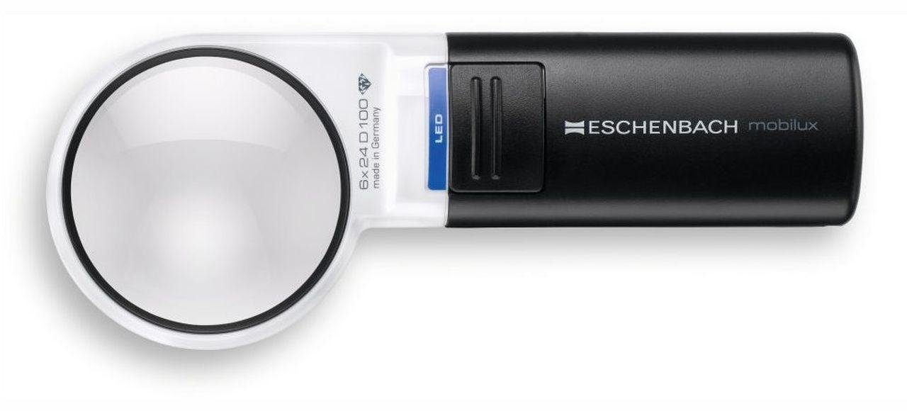 Eschenbach Optik Standlupe 15116 mobilux LED 6x 24dpt Ø 58mm