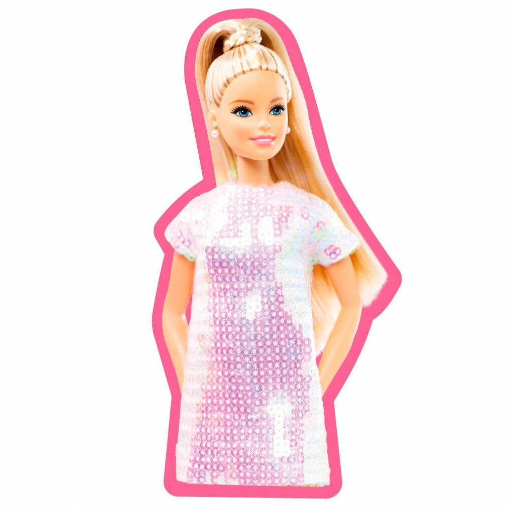 Mattel GmbH Dekokissen Barbie 3D-Kissen
