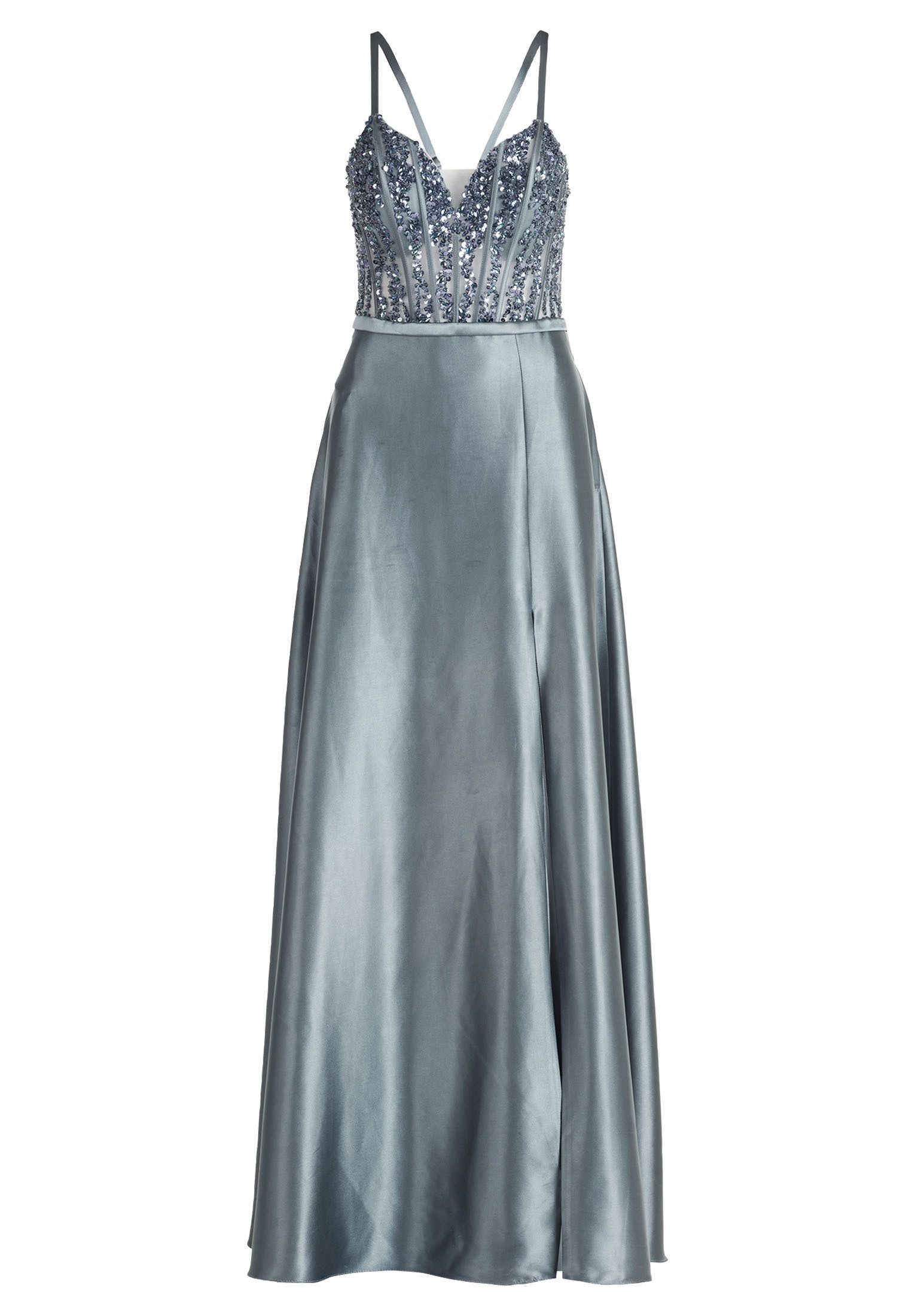 Vera Mont Abendkleid Damen Abendkleid mit Stickerei Glitzersteine günstig online kaufen