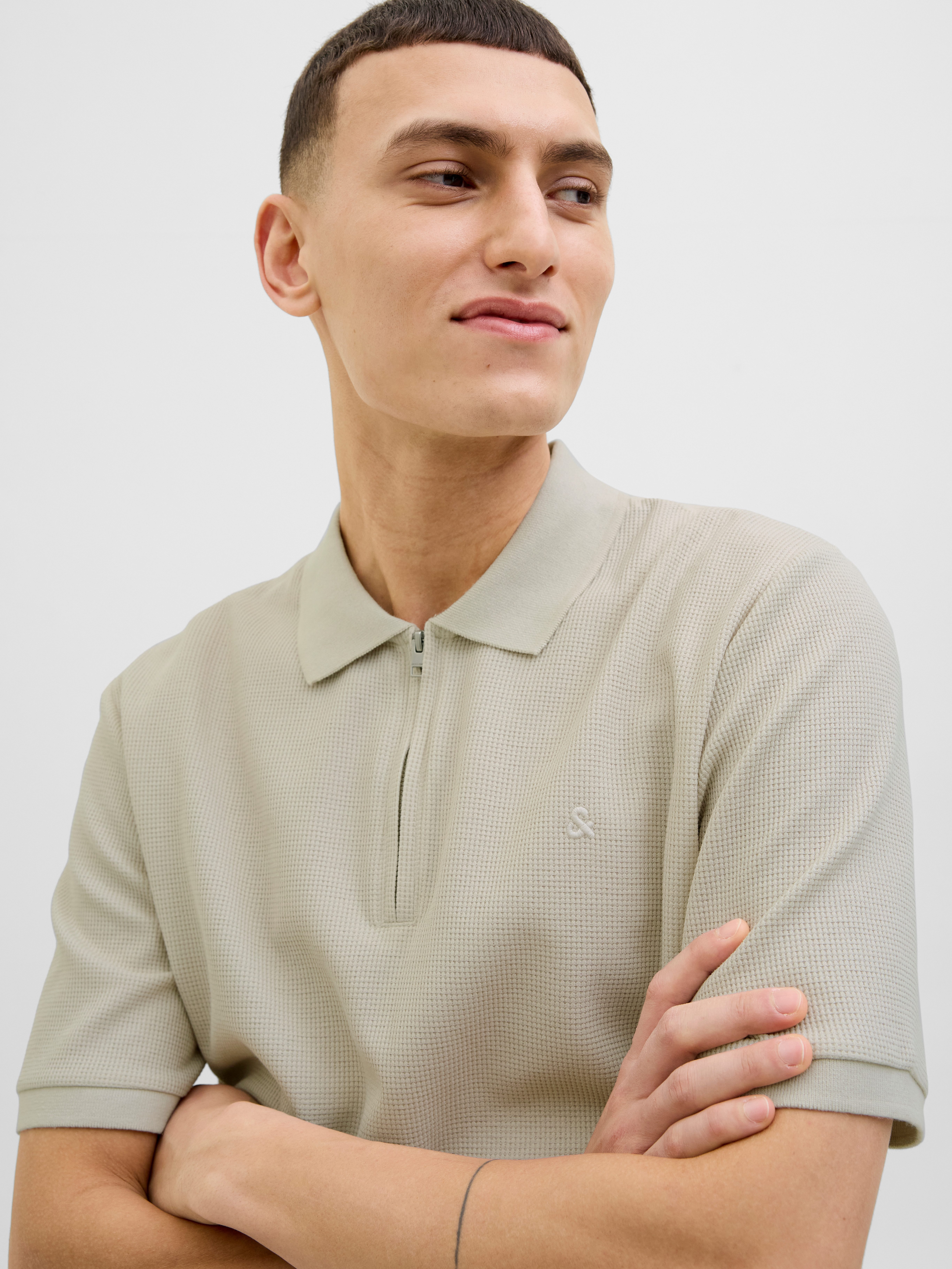 Jack & Jones Poloshirt JJEAUSTIN ZIP POLO SS NOOS mit Polokragen günstig online kaufen